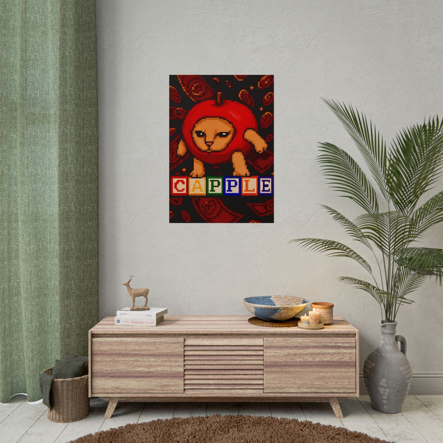 Retro Capple Poster
