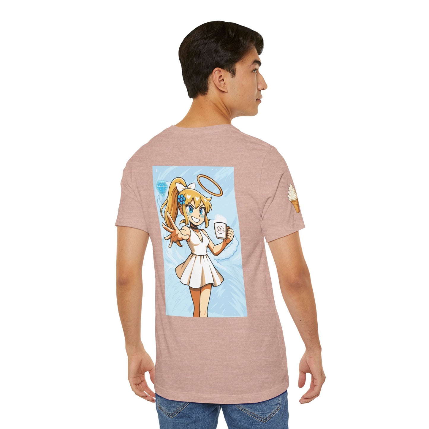 Vanilla Cream Pocket Print Shirt!