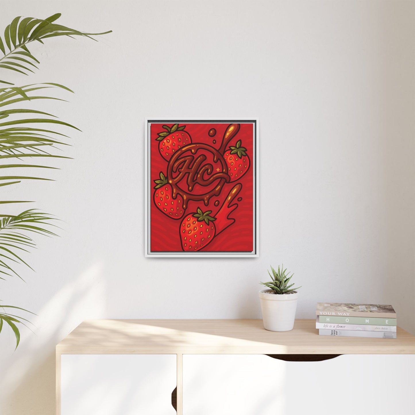 HC Strawberry Cover art Canvas!