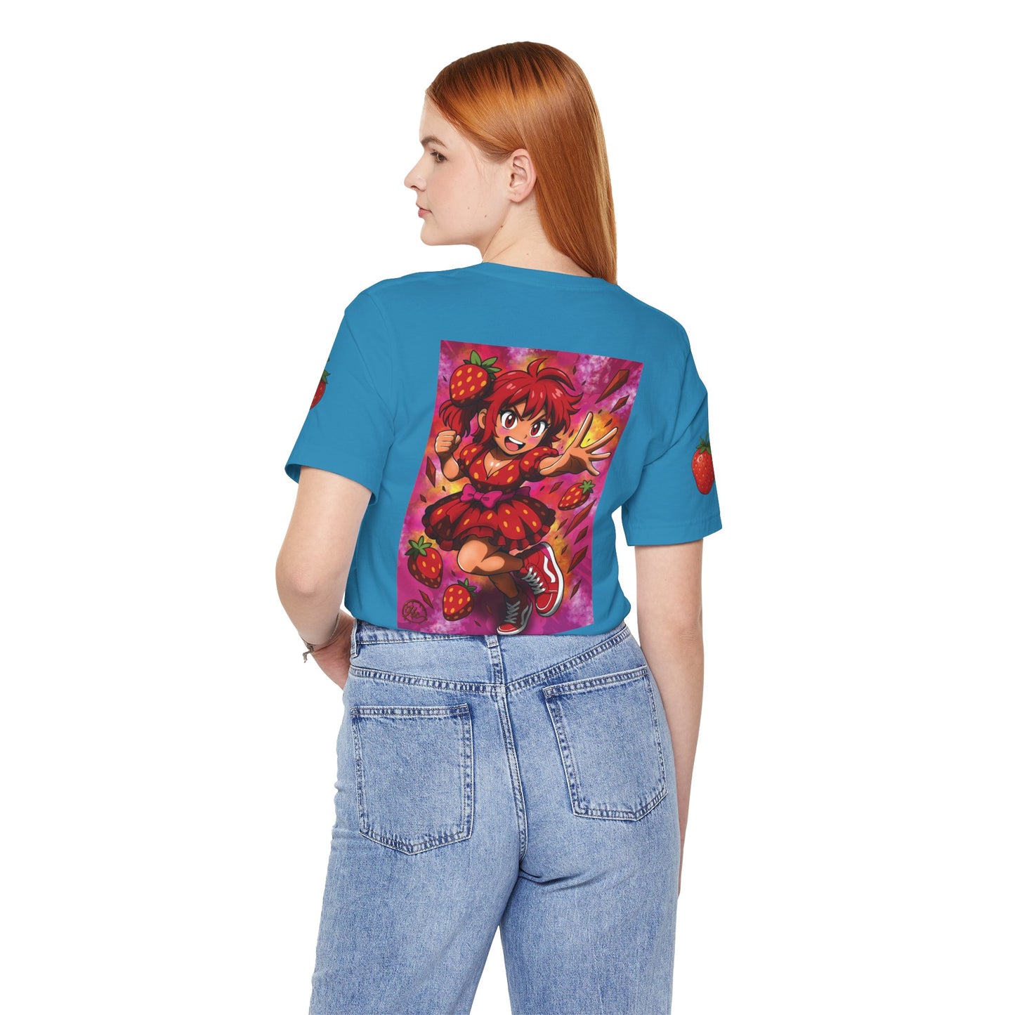 Strawberry Sweets Pocket Print Shirt!
