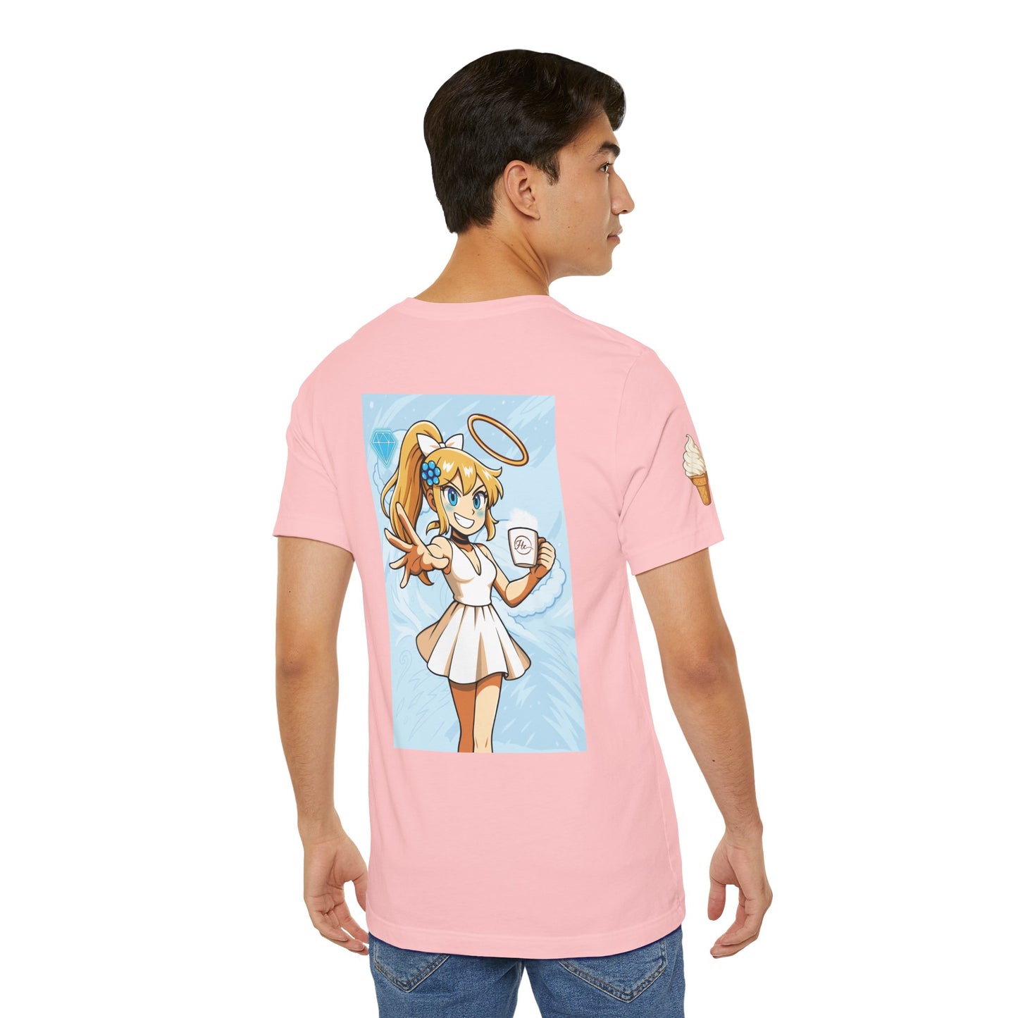 Vanilla Cream Pocket Print Shirt!