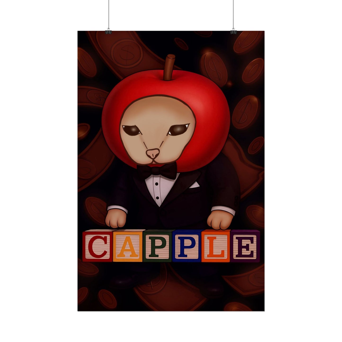 Capple Tuxedo Poster