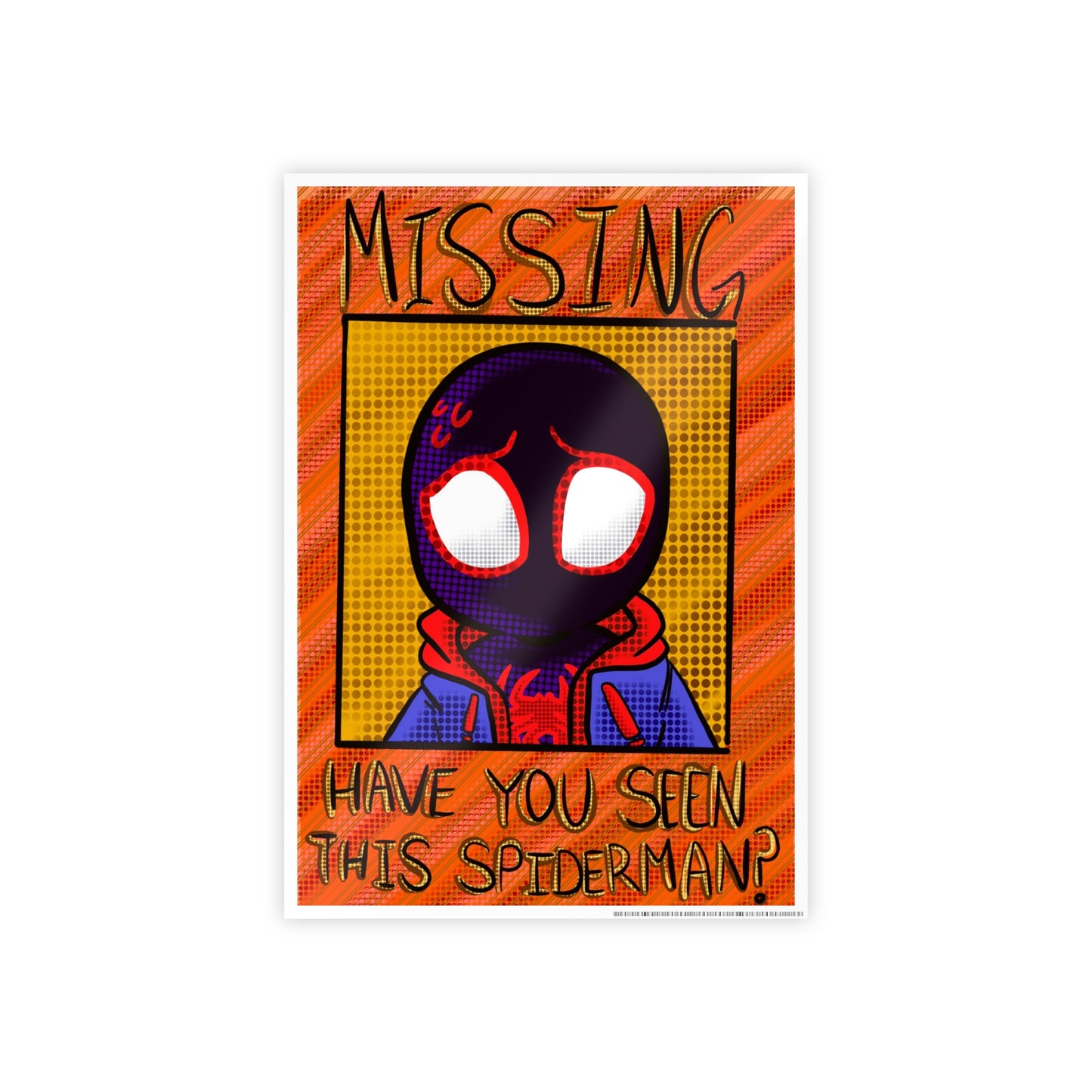 Missing Spider gloss wall poster