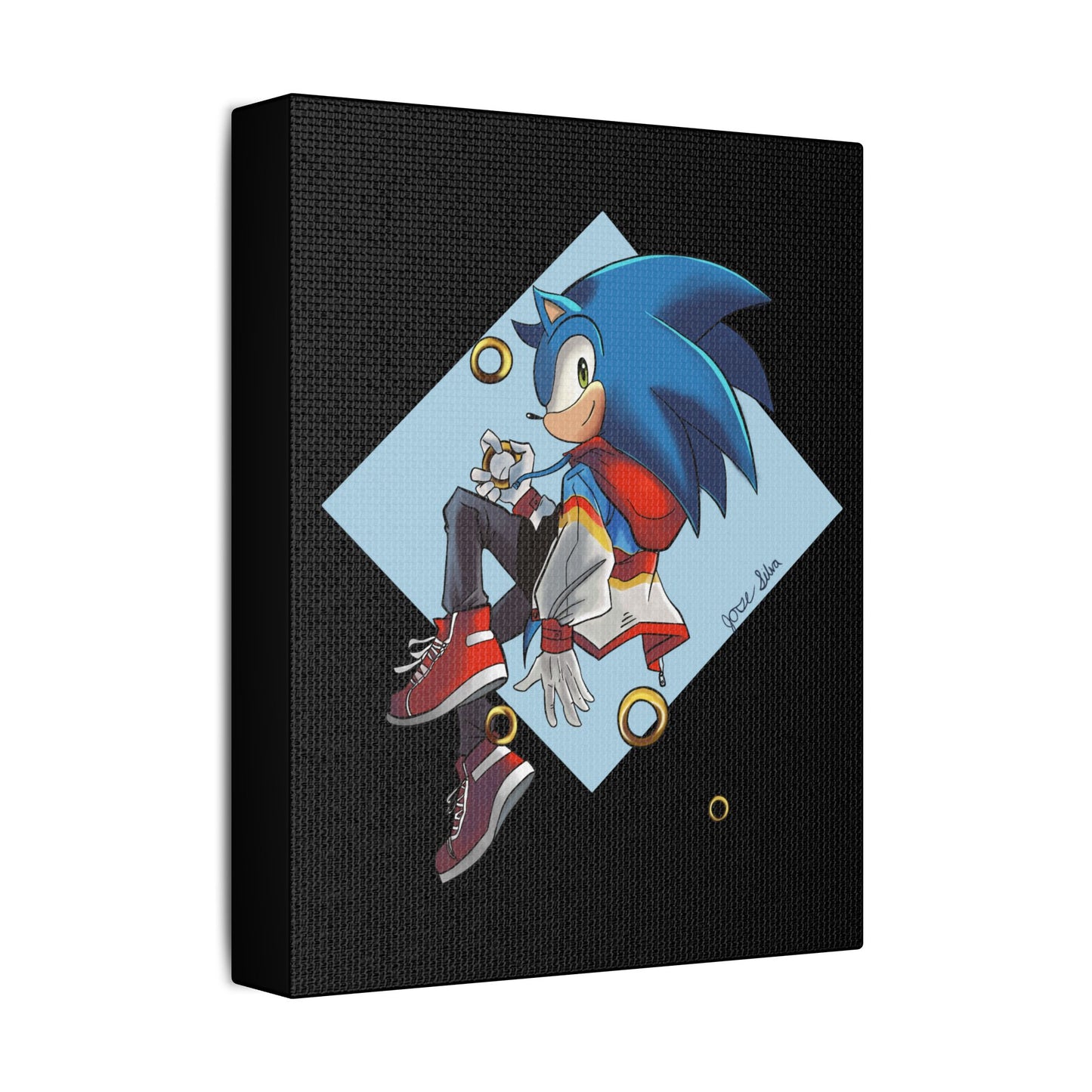 Fastest thing alive Satin Canvas, Stretched