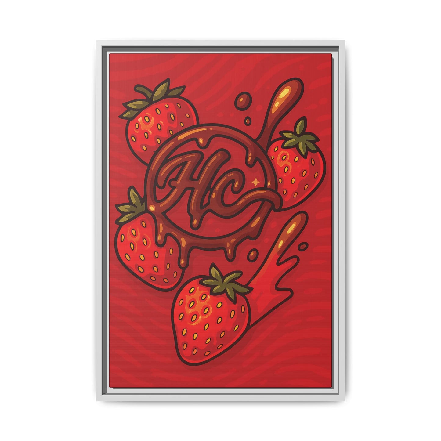 HC Strawberry Cover art Canvas!