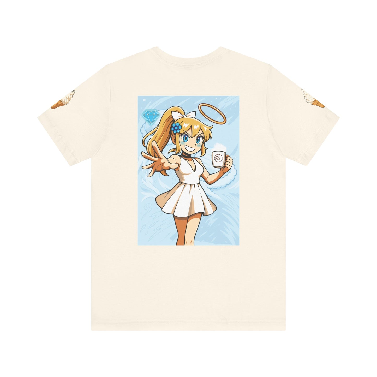 Vanilla Cream Pocket Print Shirt!
