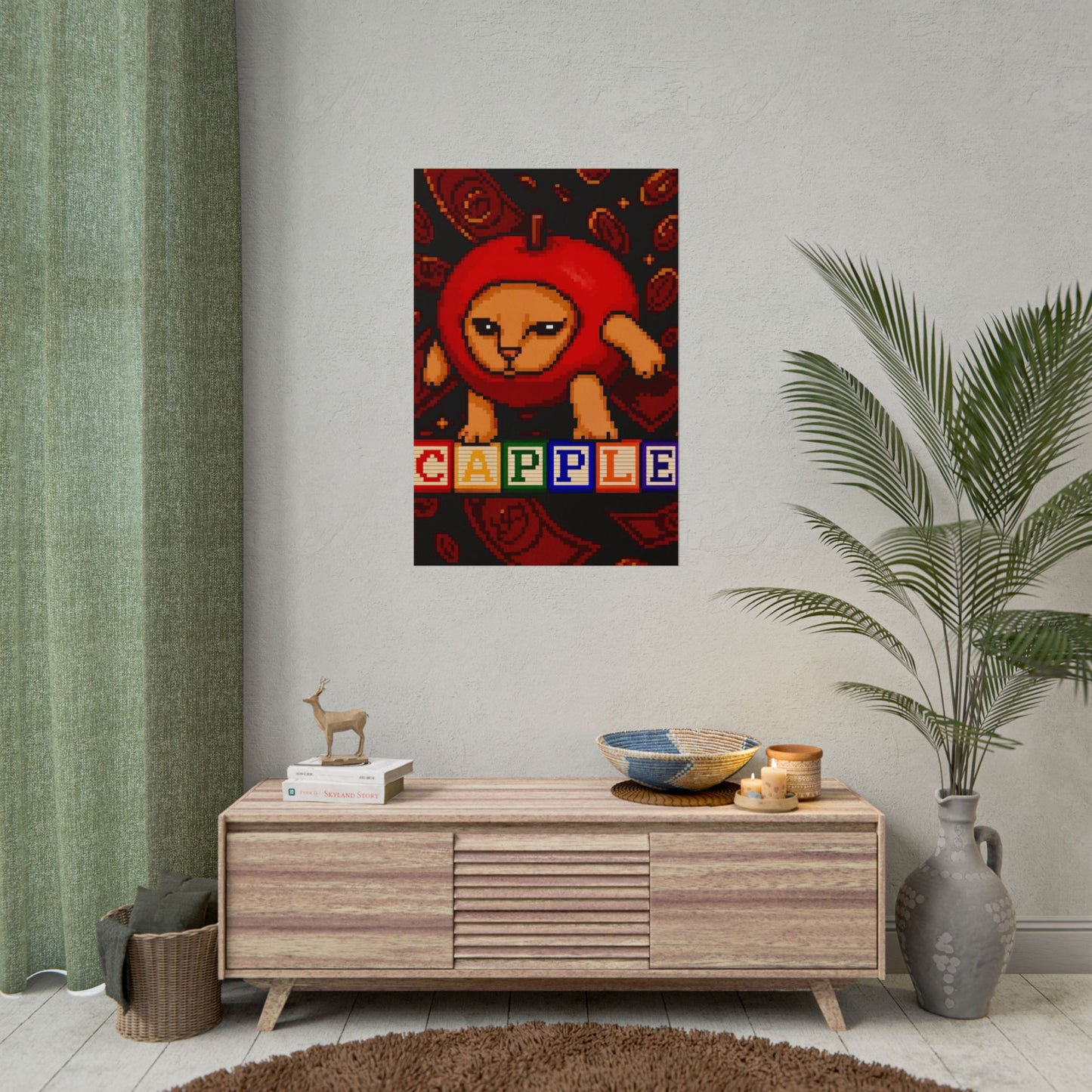 Retro Capple Poster