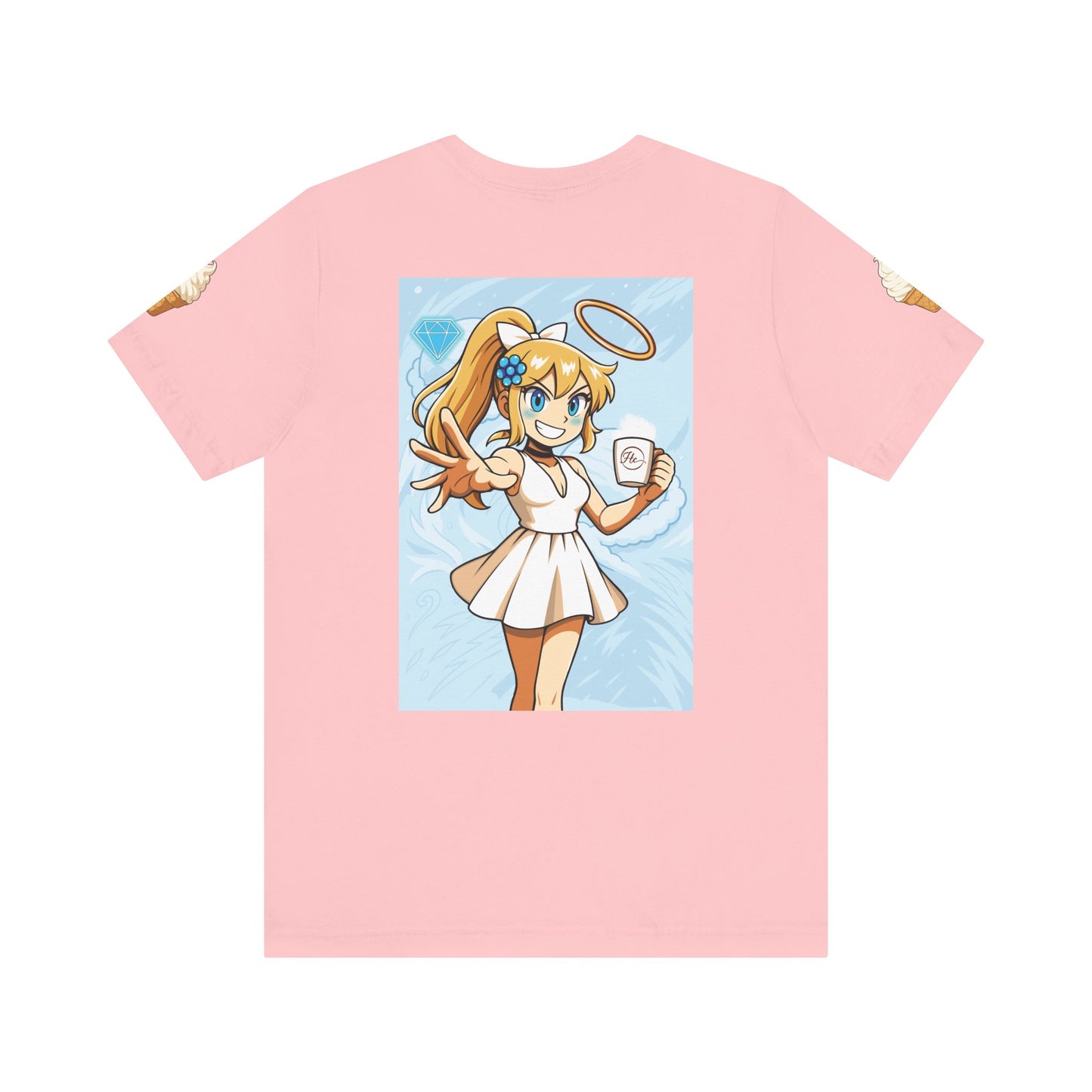 Vanilla Cream Pocket Print Shirt!