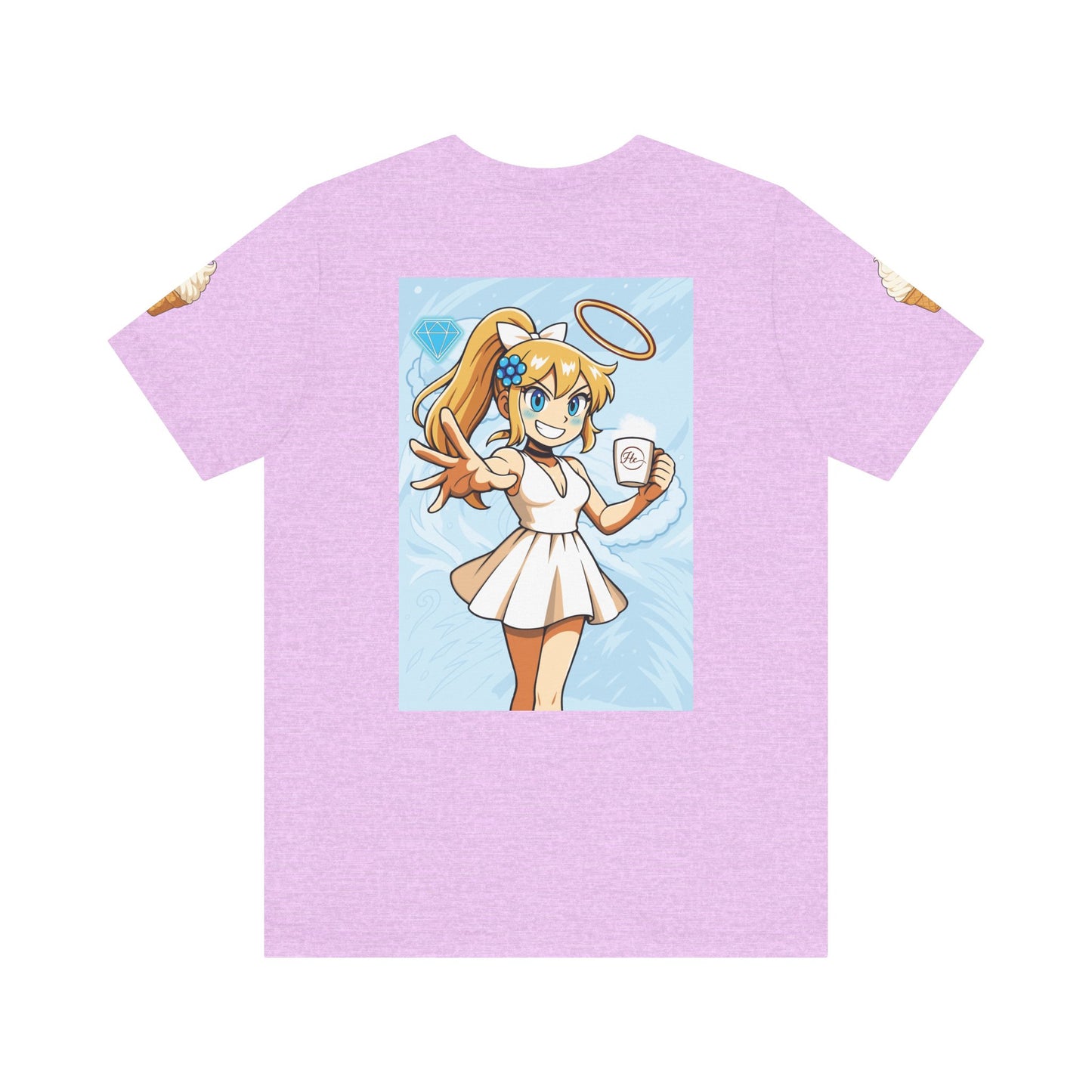 Vanilla Cream Pocket Print Shirt!