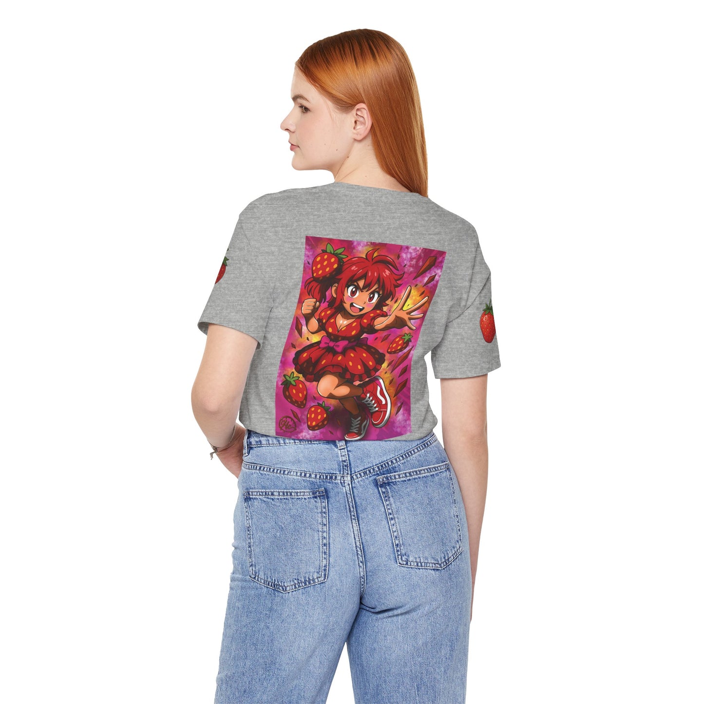 Strawberry Sweets Pocket Print Shirt!