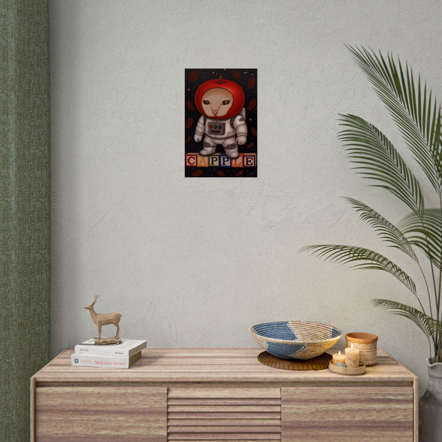 Capple in space Poster