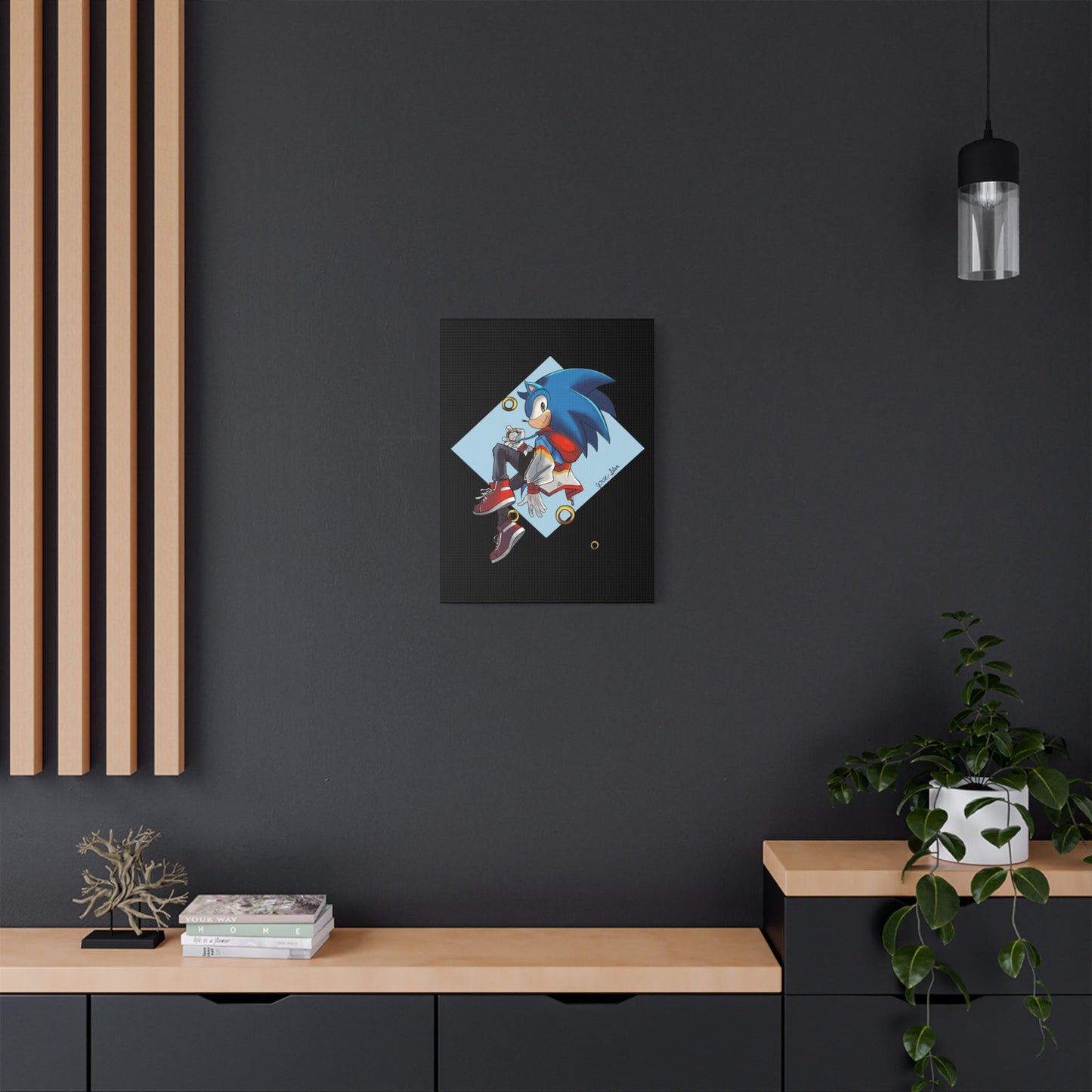 Fastest thing alive Satin Canvas, Stretched