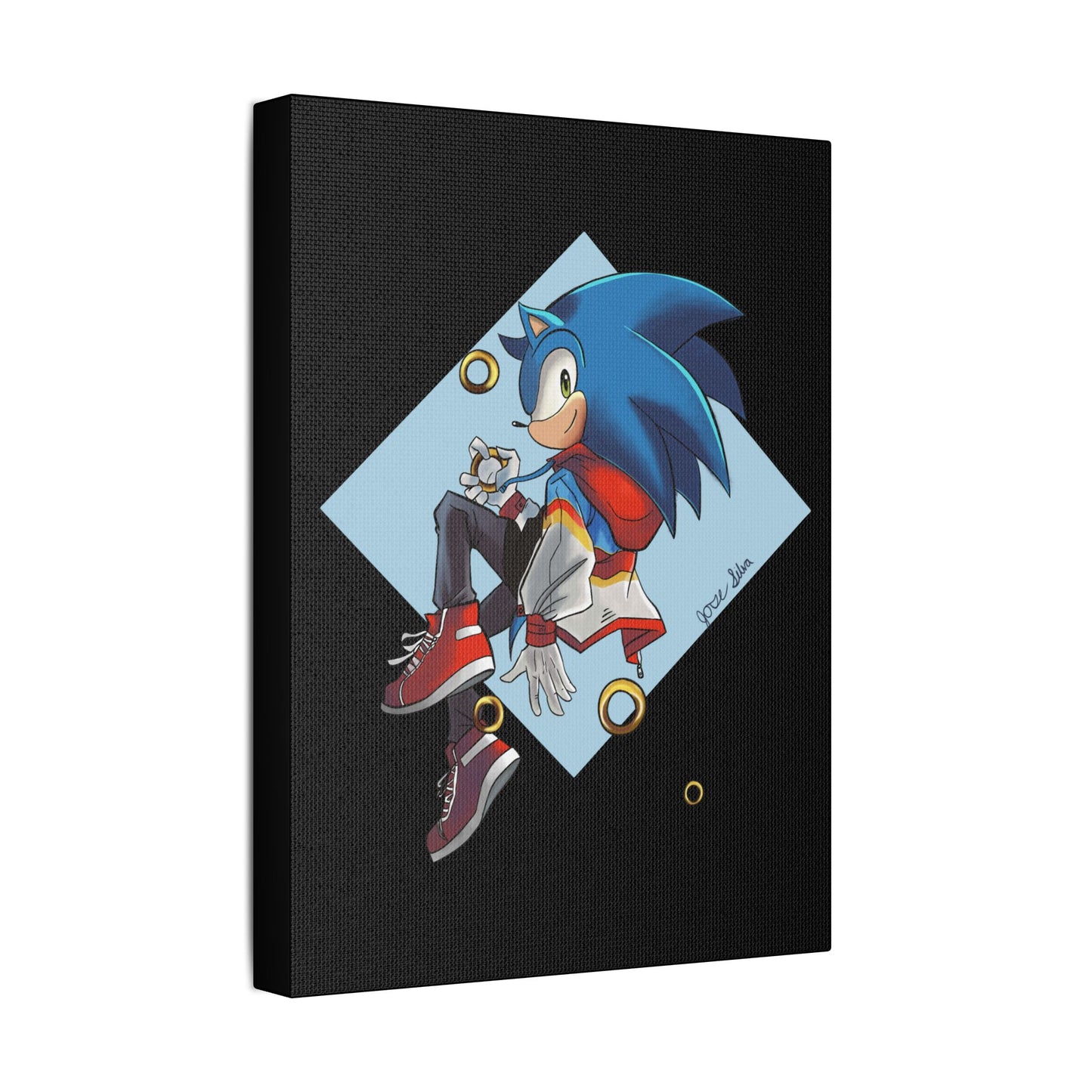 Fastest thing alive Satin Canvas, Stretched