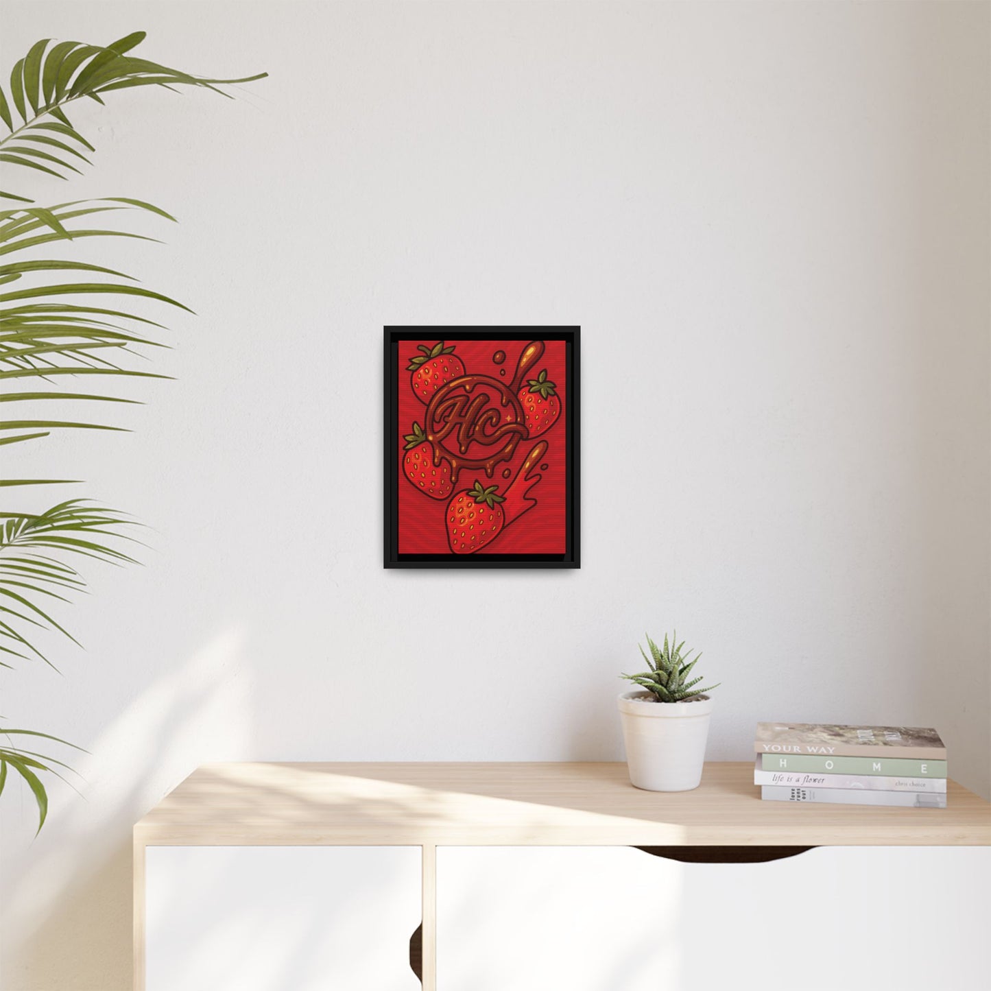 HC Strawberry Cover art Canvas!