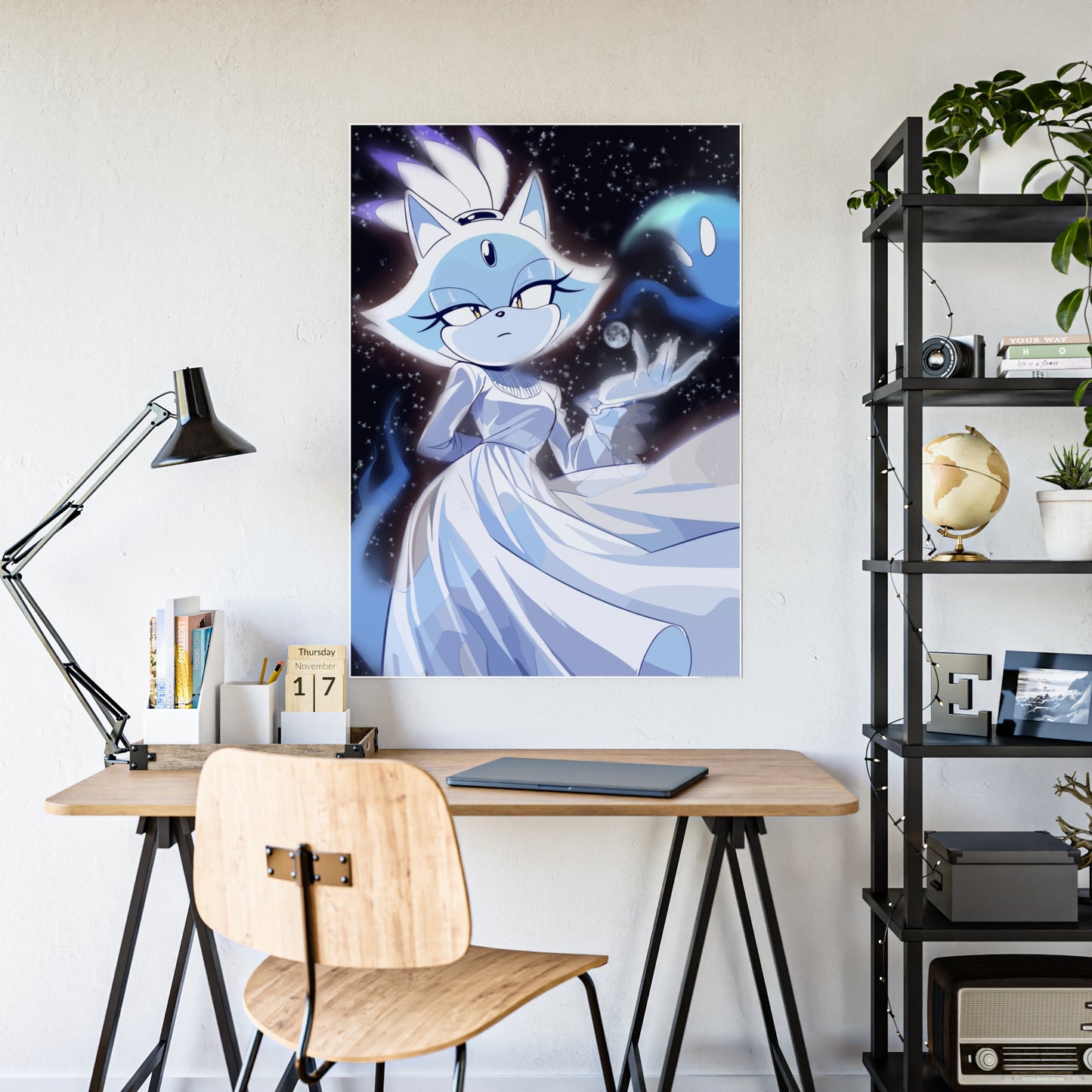 Ghostly Blaze Poster