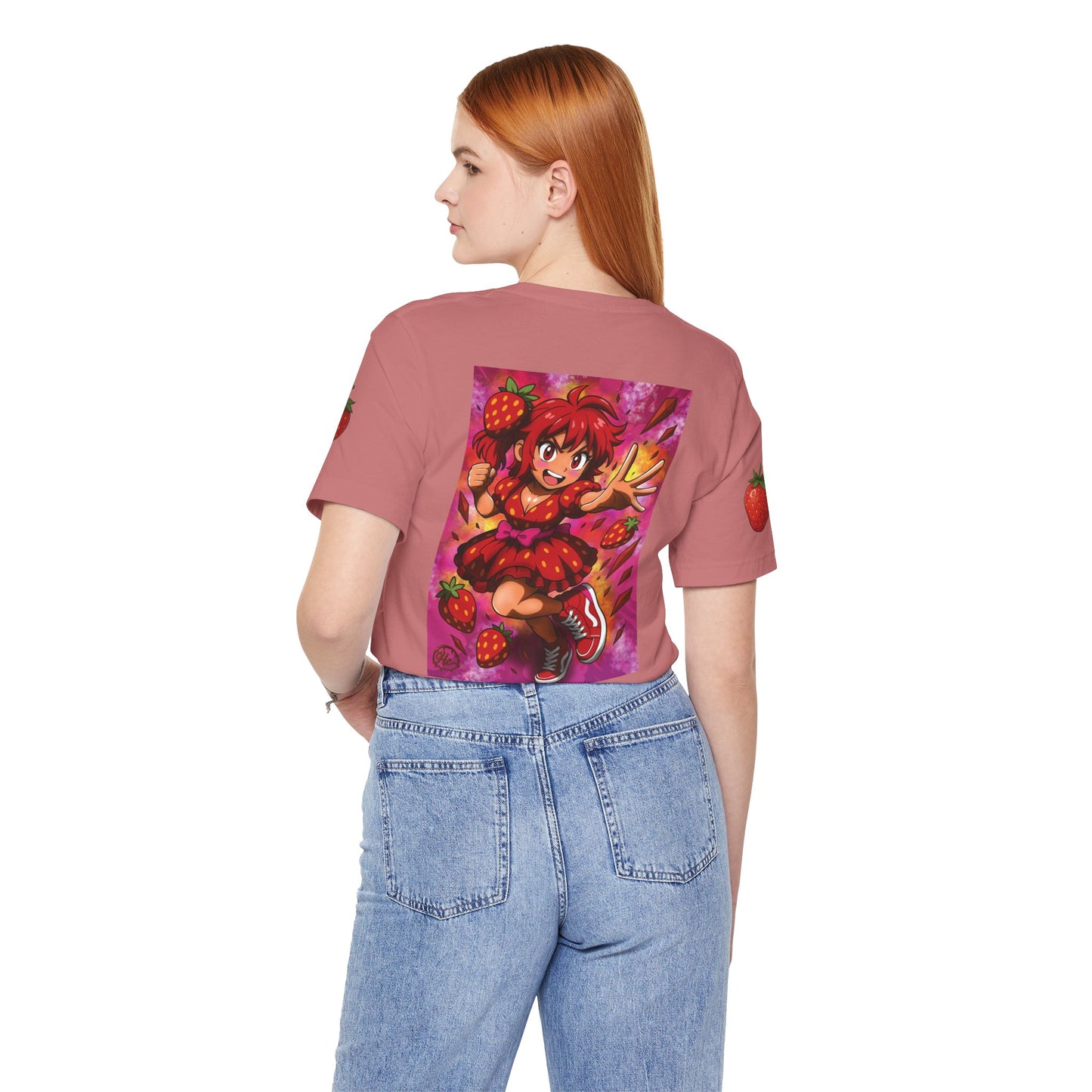Strawberry Sweets Pocket Print Shirt!