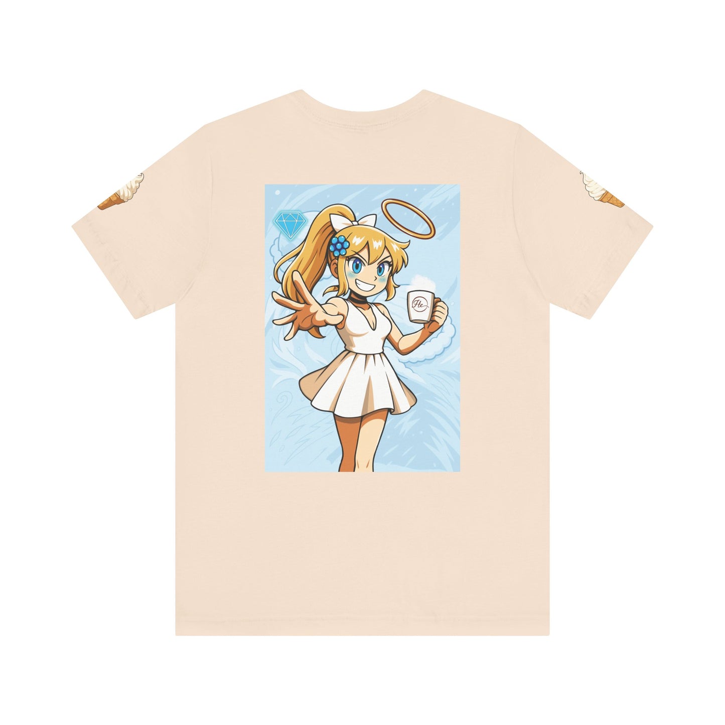 Vanilla Cream Pocket Print Shirt!
