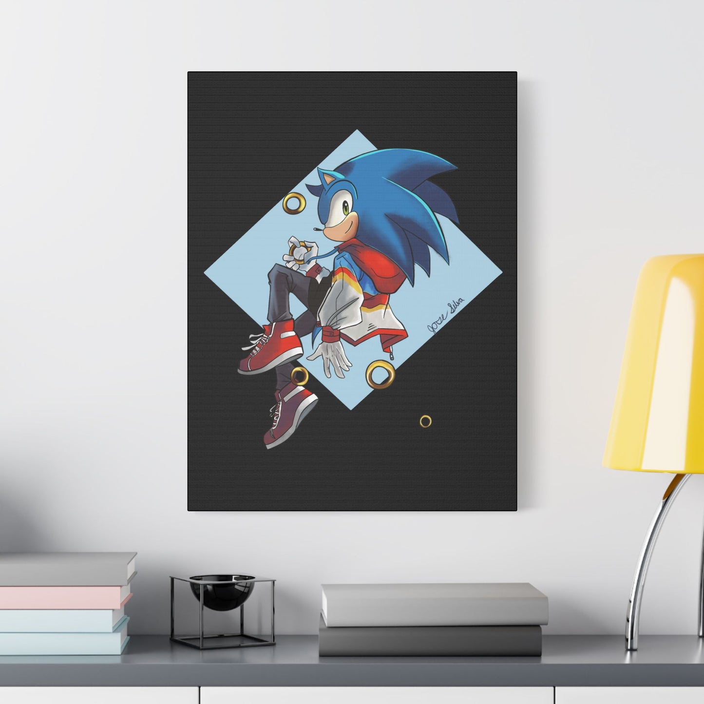 Fastest thing alive Satin Canvas, Stretched