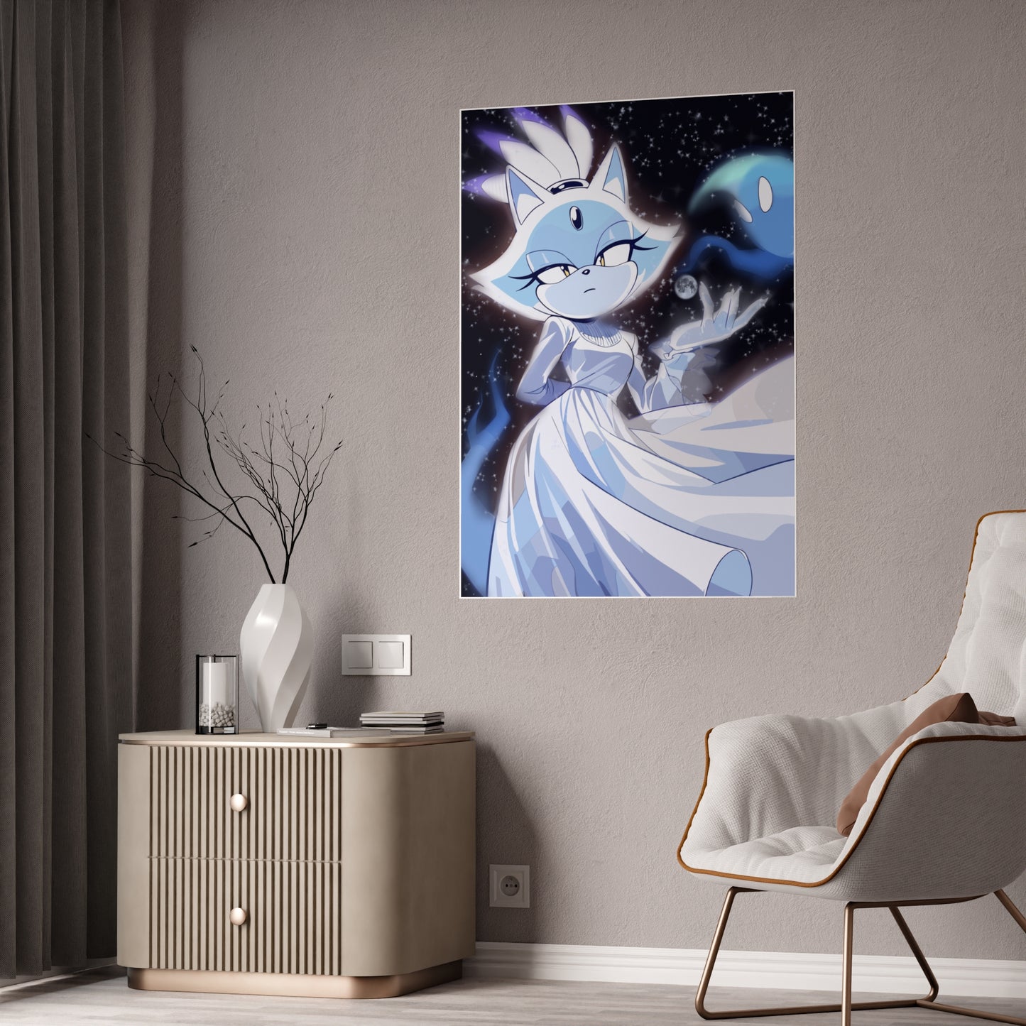Ghostly Blaze Poster