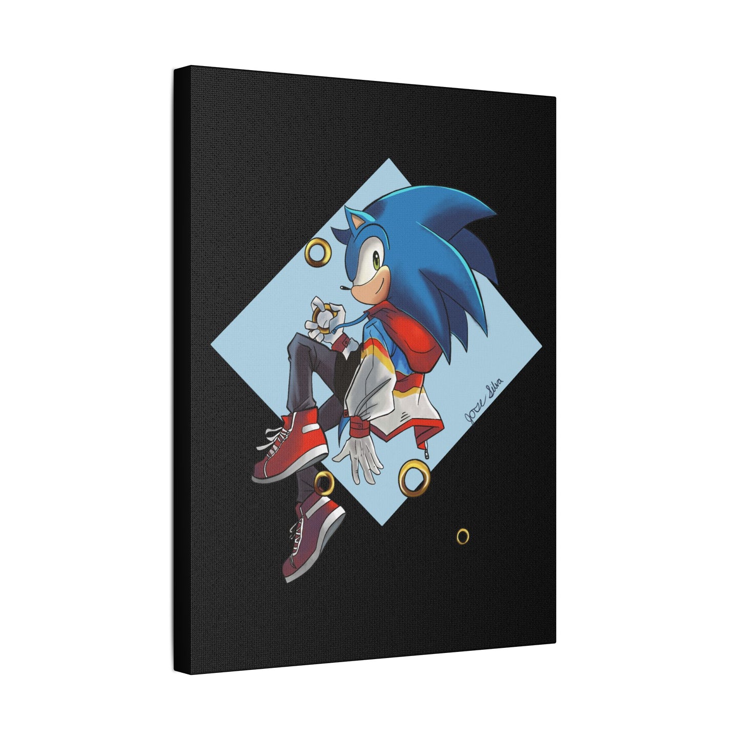 Fastest thing alive Satin Canvas, Stretched