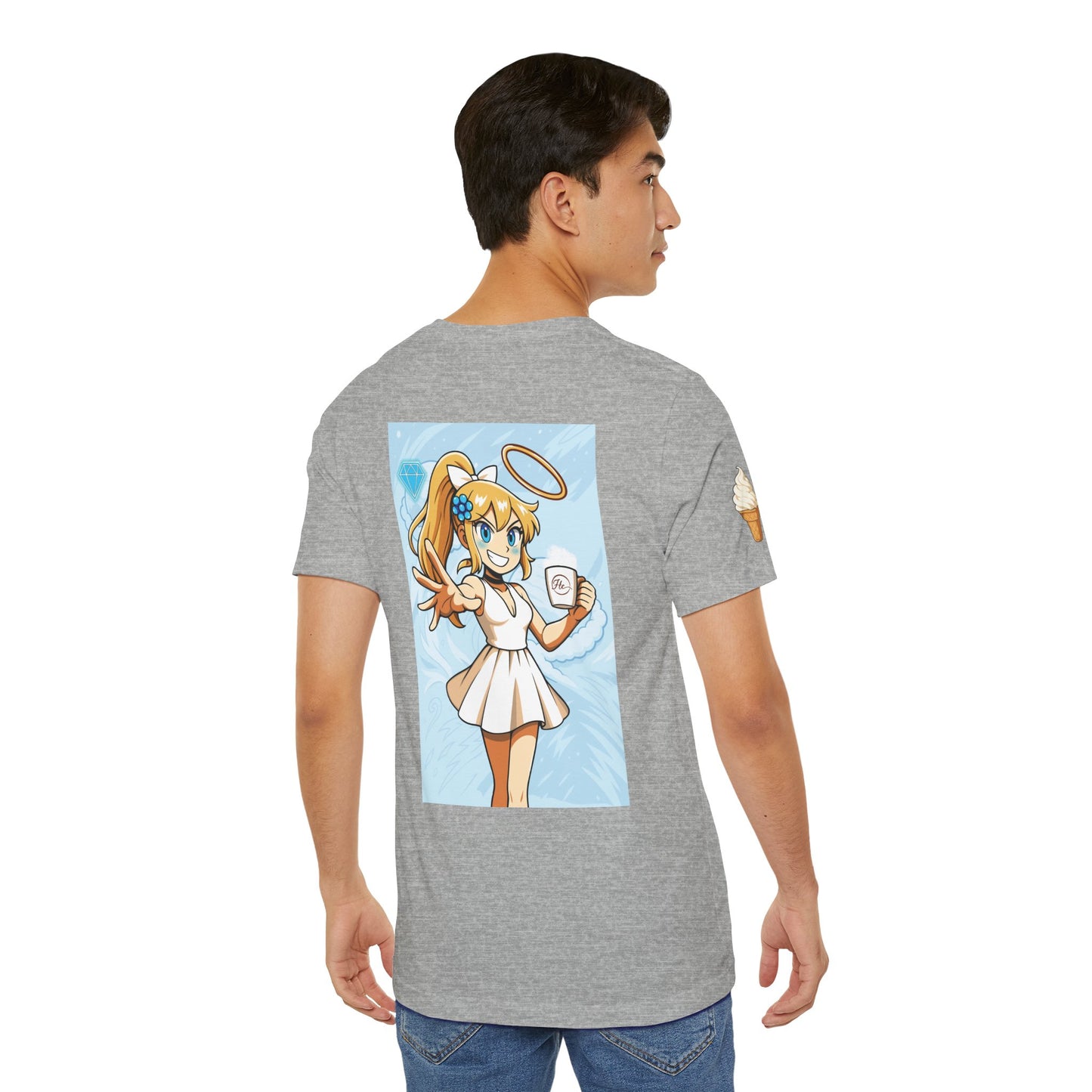 Vanilla Cream Pocket Print Shirt!