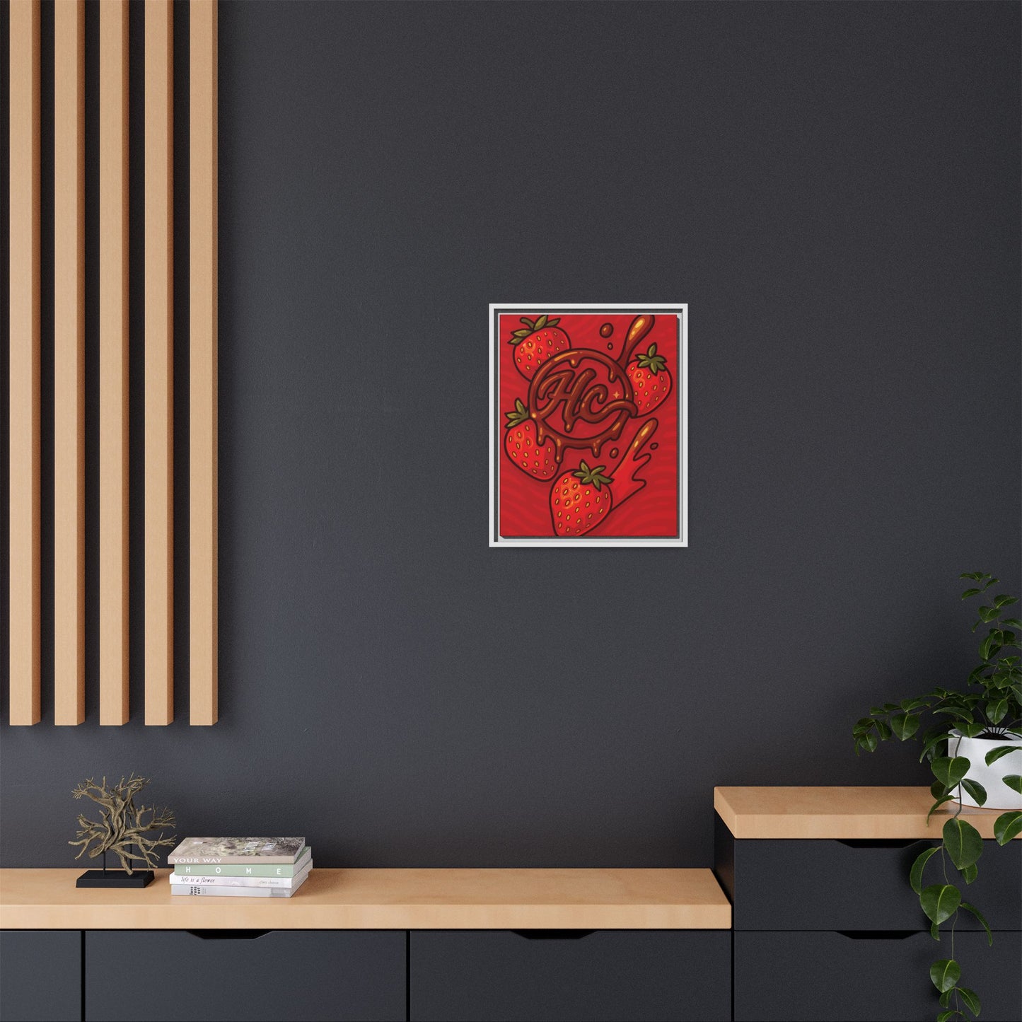 HC Strawberry Cover art Canvas!