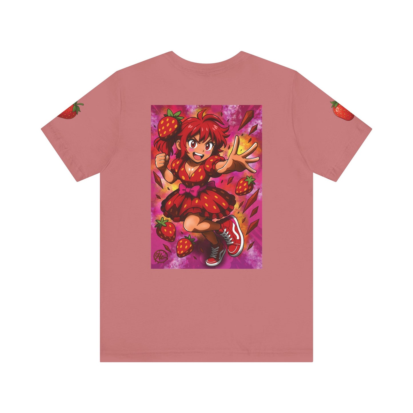 Strawberry Sweets Pocket Print Shirt!