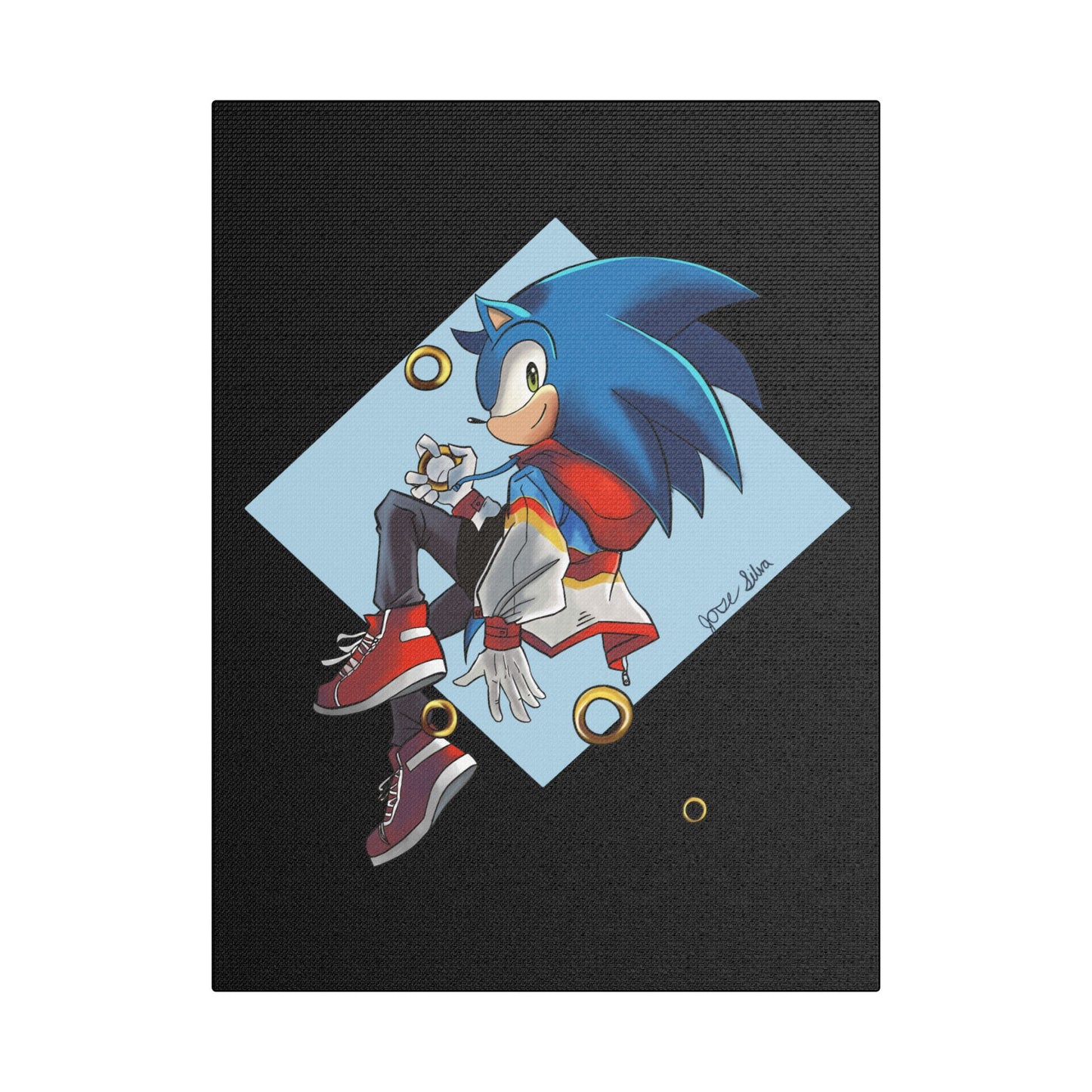 Fastest thing alive Satin Canvas, Stretched