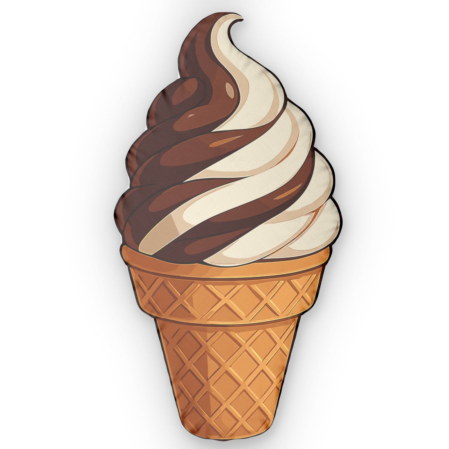 Chocolate & Vanilla swirl pillow !
