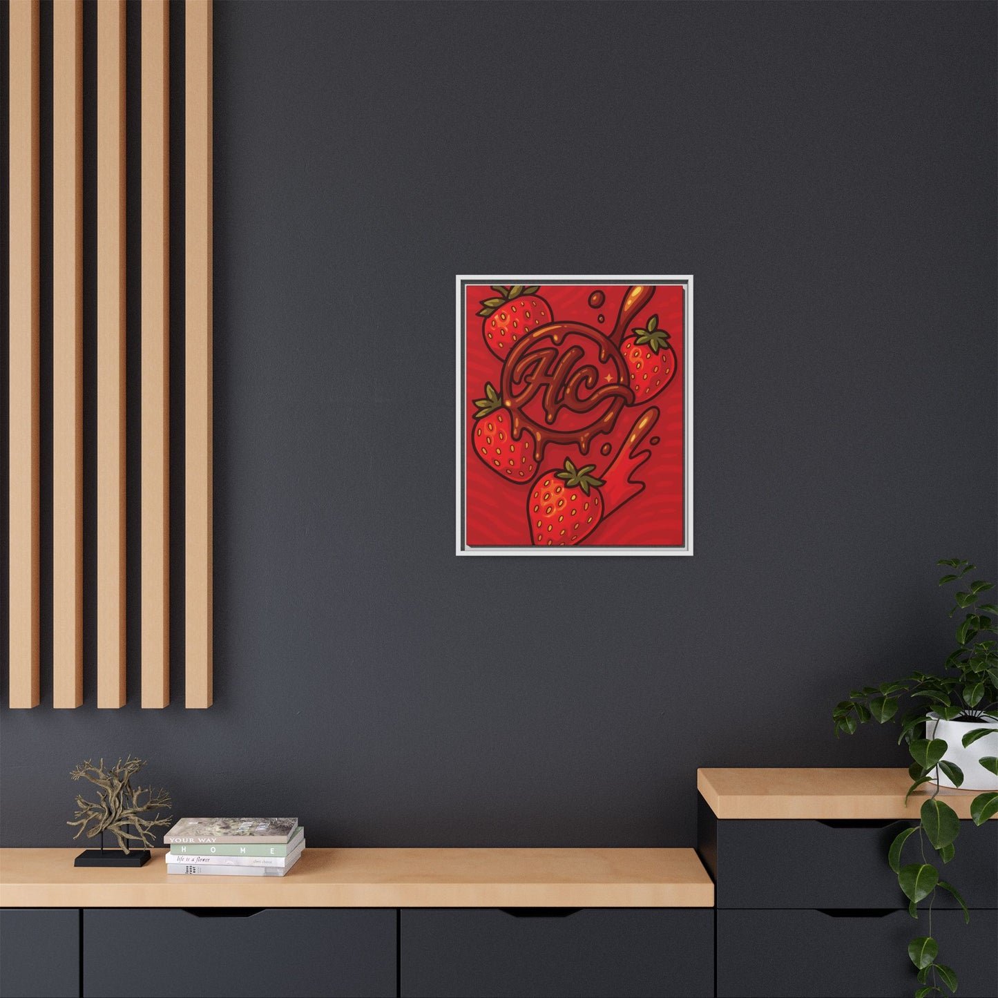 HC Strawberry Cover art Canvas!
