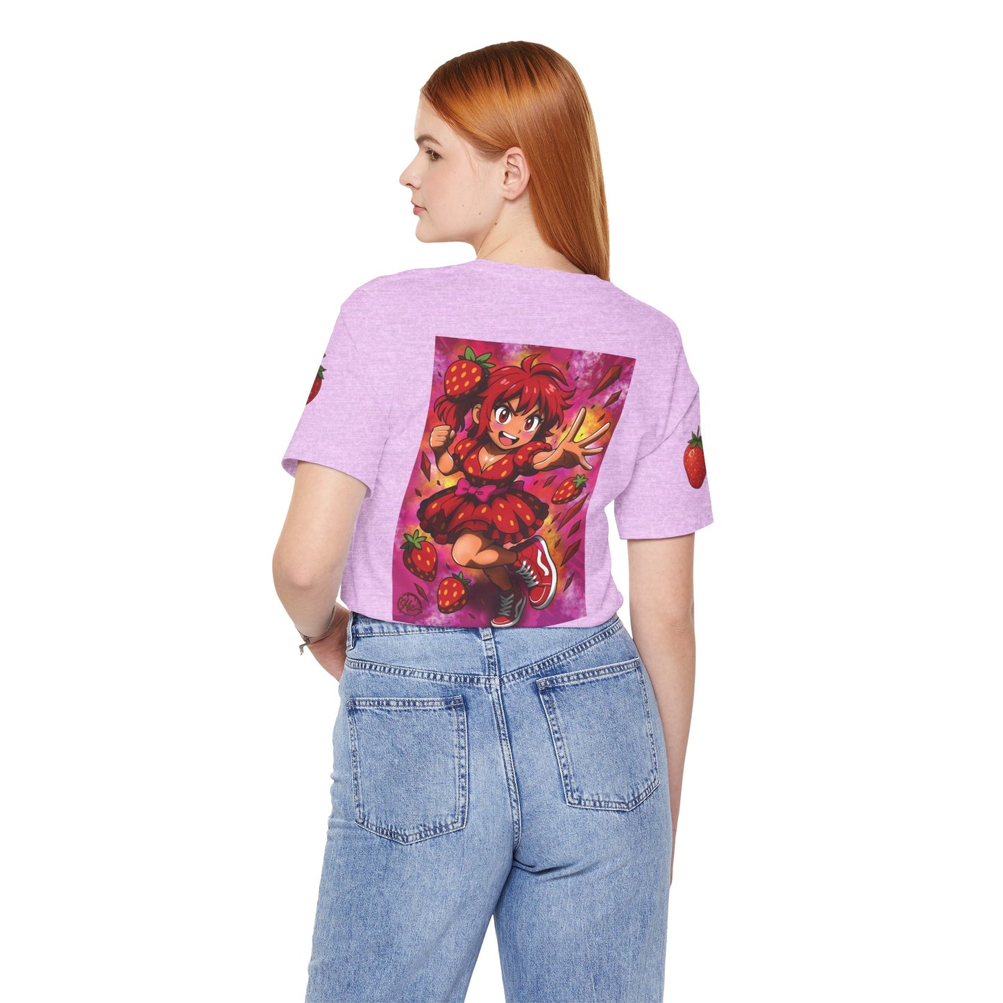 Strawberry Sweets Pocket Print Shirt!