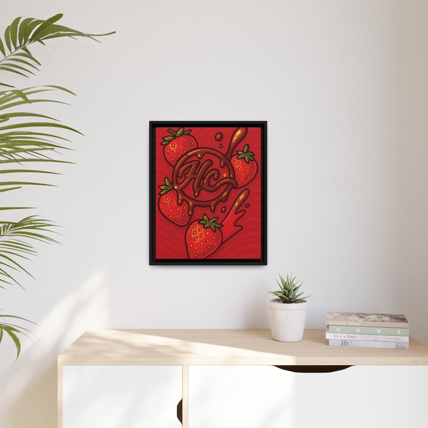 HC Strawberry Cover art Canvas!