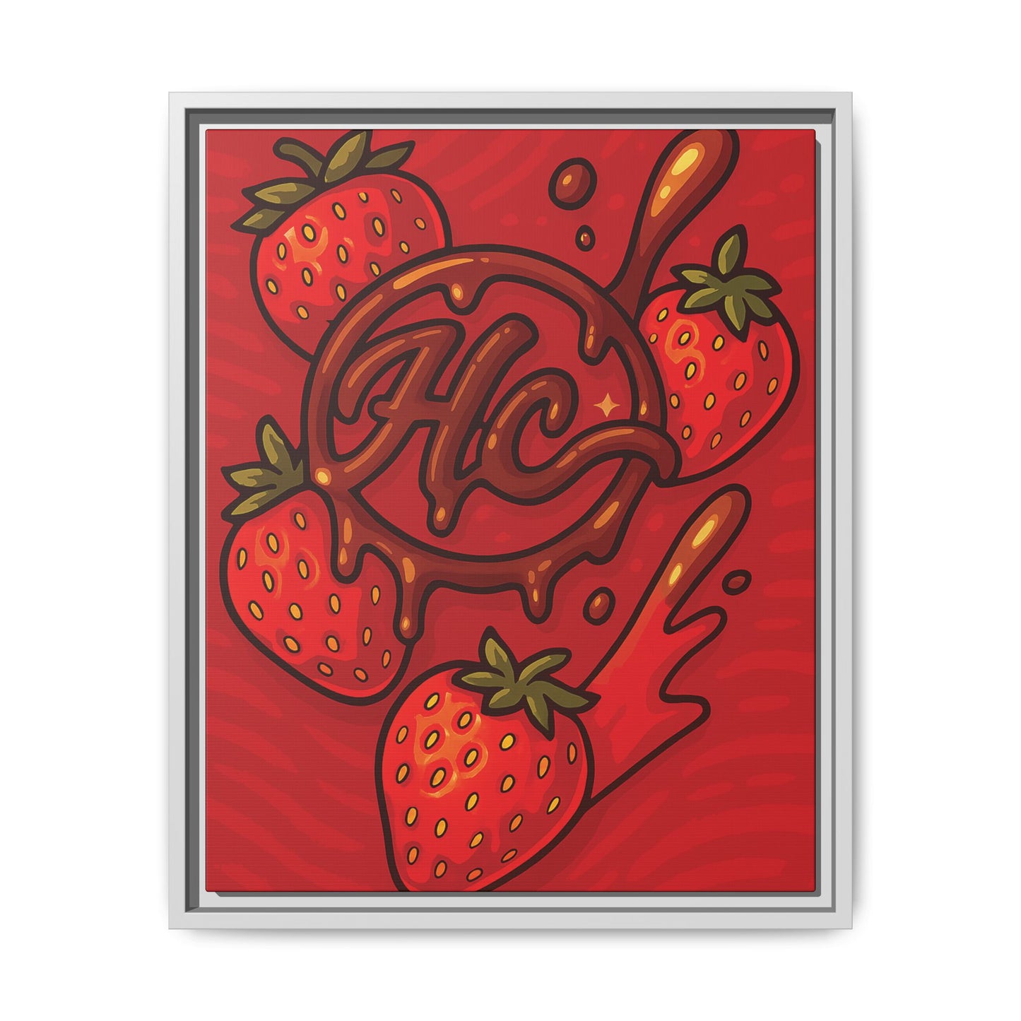 HC Strawberry Cover art Canvas!