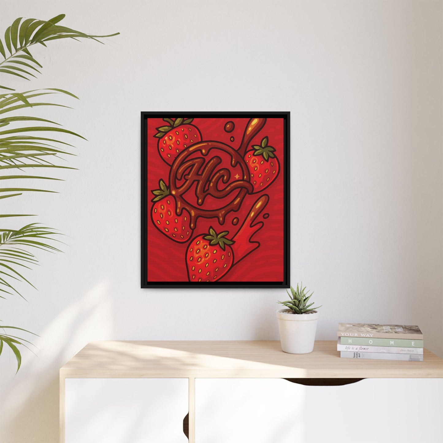 HC Strawberry Cover art Canvas!