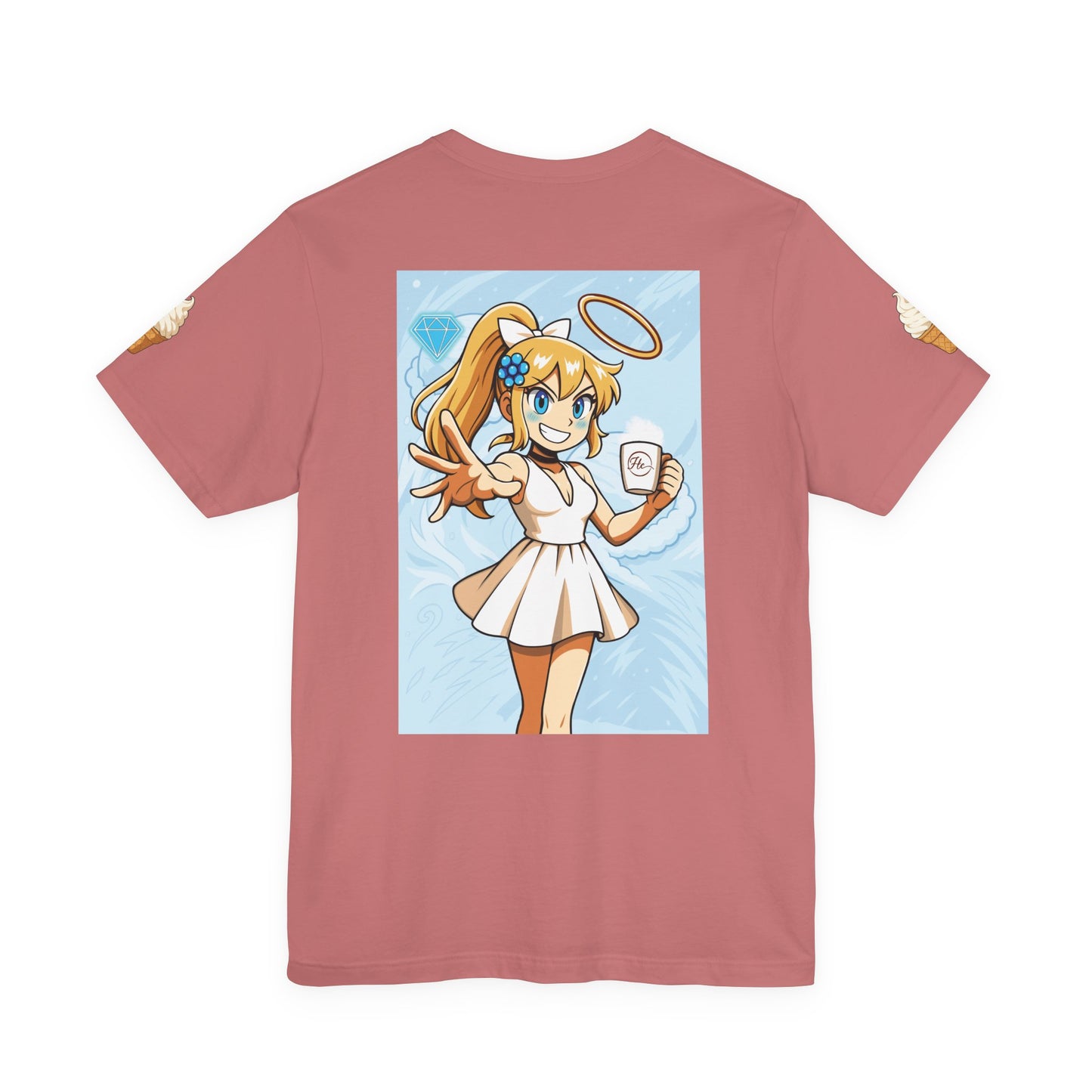 Vanilla Cream Pocket Print Shirt!