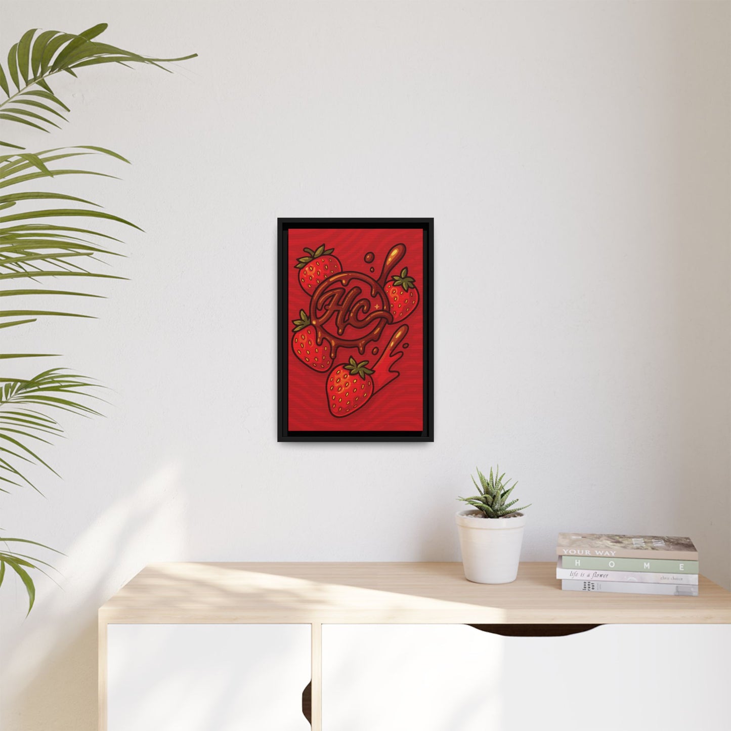 HC Strawberry Cover art Canvas!