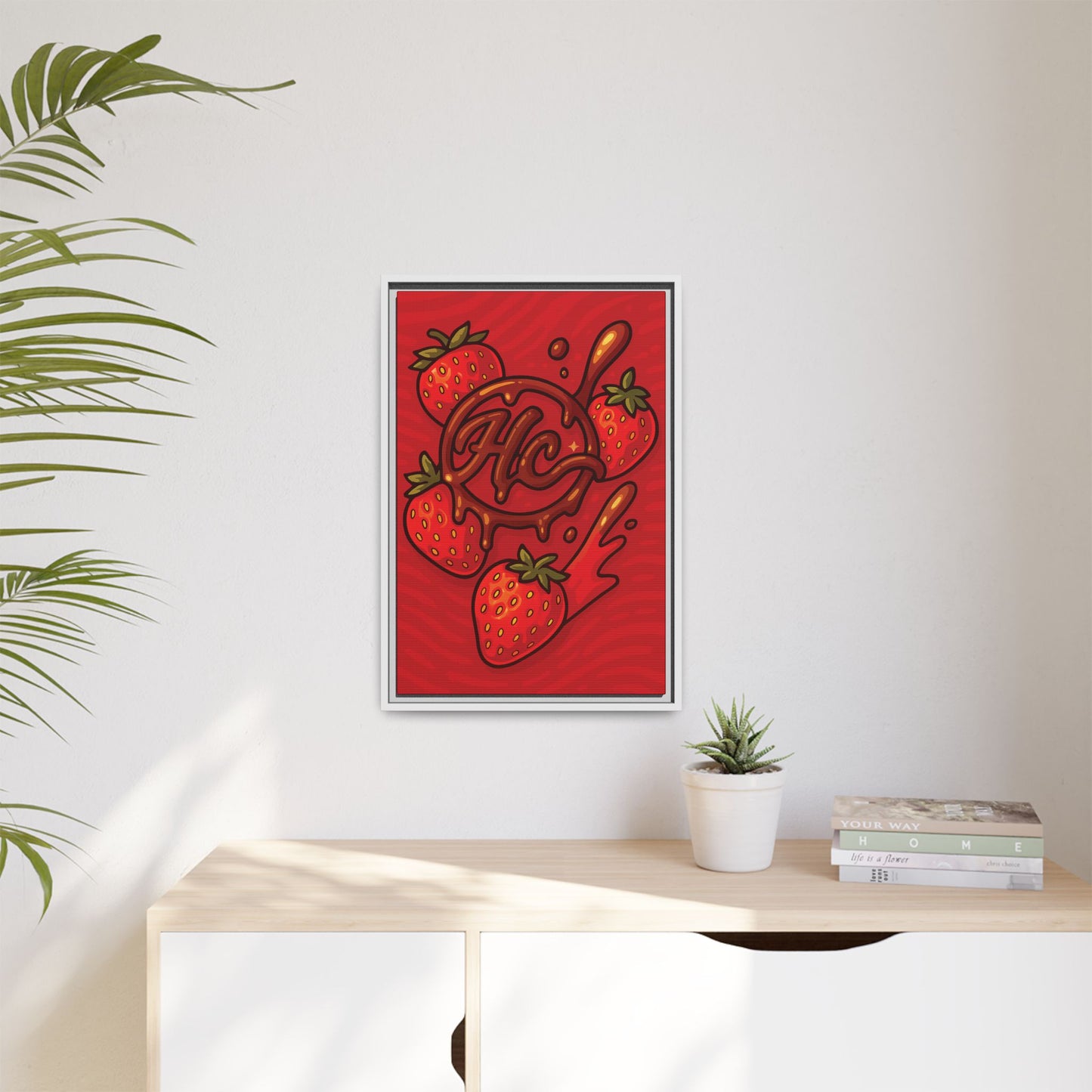 HC Strawberry Cover art Canvas!