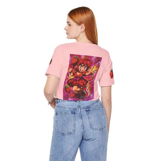Strawberry Sweets Pocket Print Shirt!