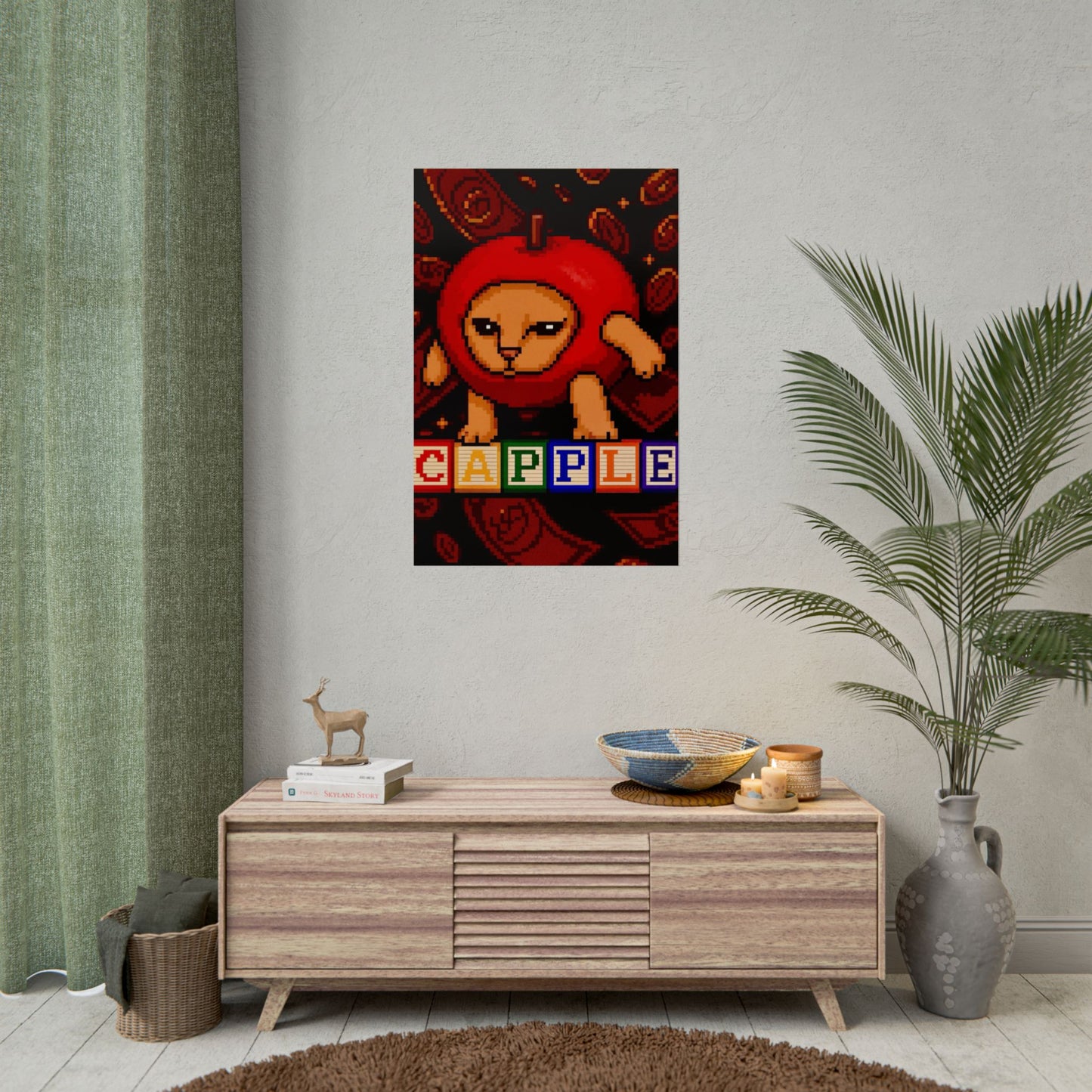 Retro Capple Poster