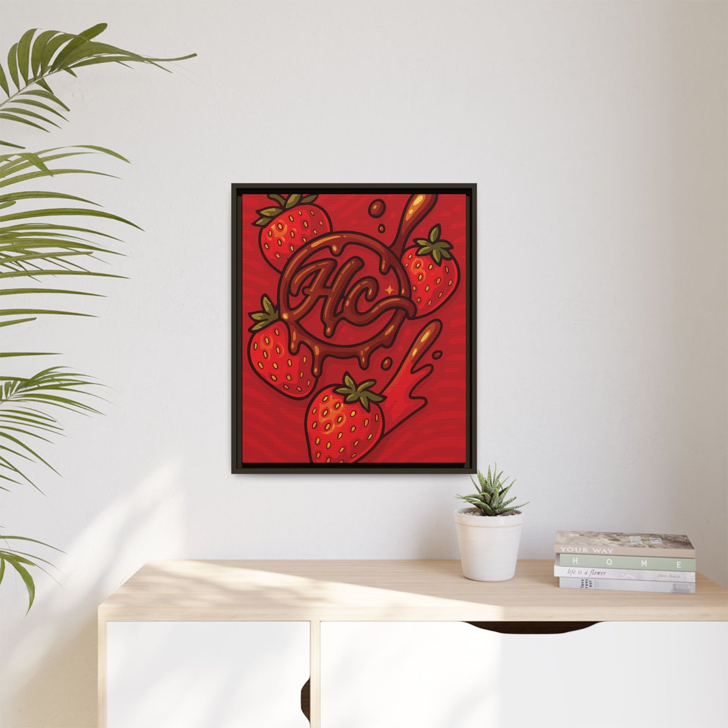 HC Strawberry Cover art Canvas!