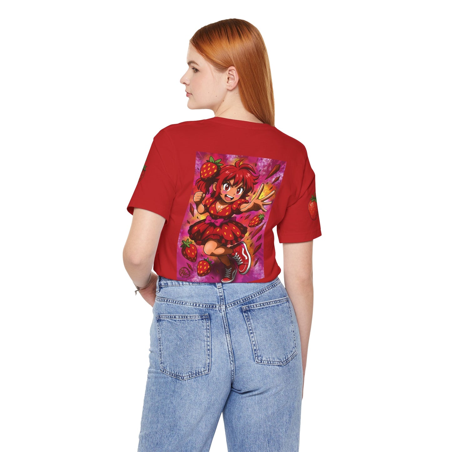 Strawberry Sweets Pocket Print Shirt!