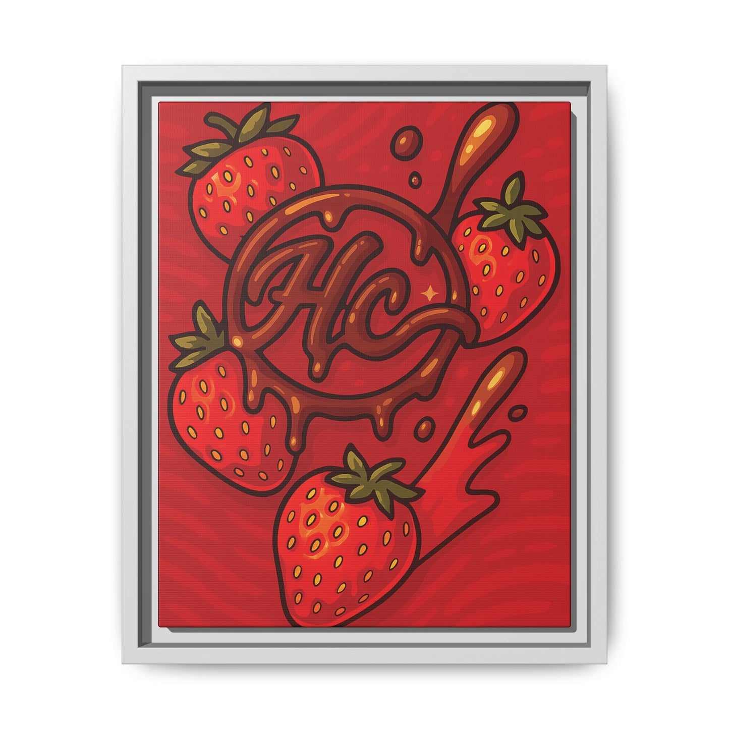 HC Strawberry Cover art Canvas!