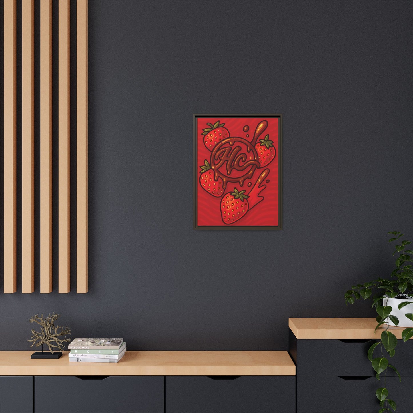 HC Strawberry Cover art Canvas!