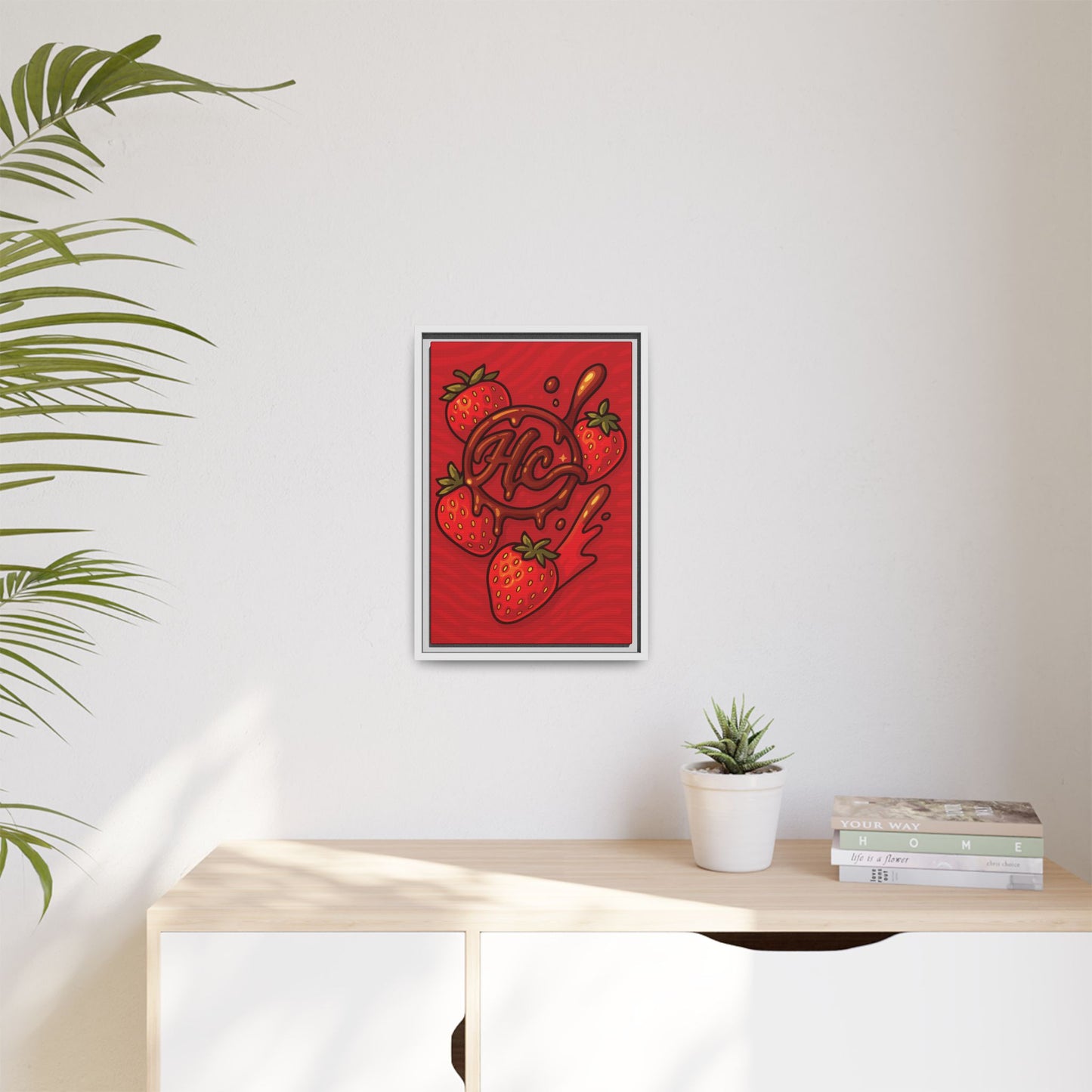 HC Strawberry Cover art Canvas!