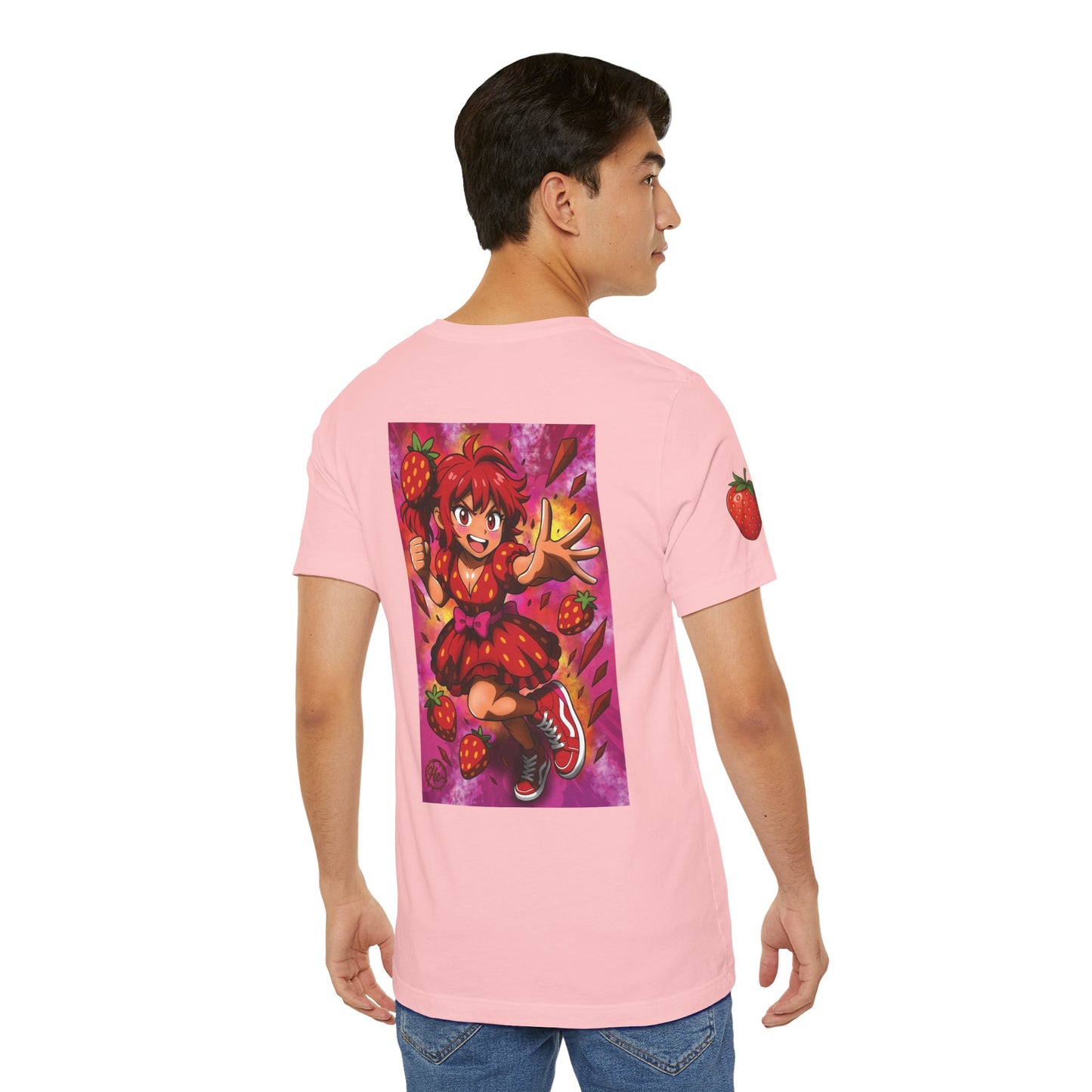 Strawberry Sweets Pocket Print Shirt!