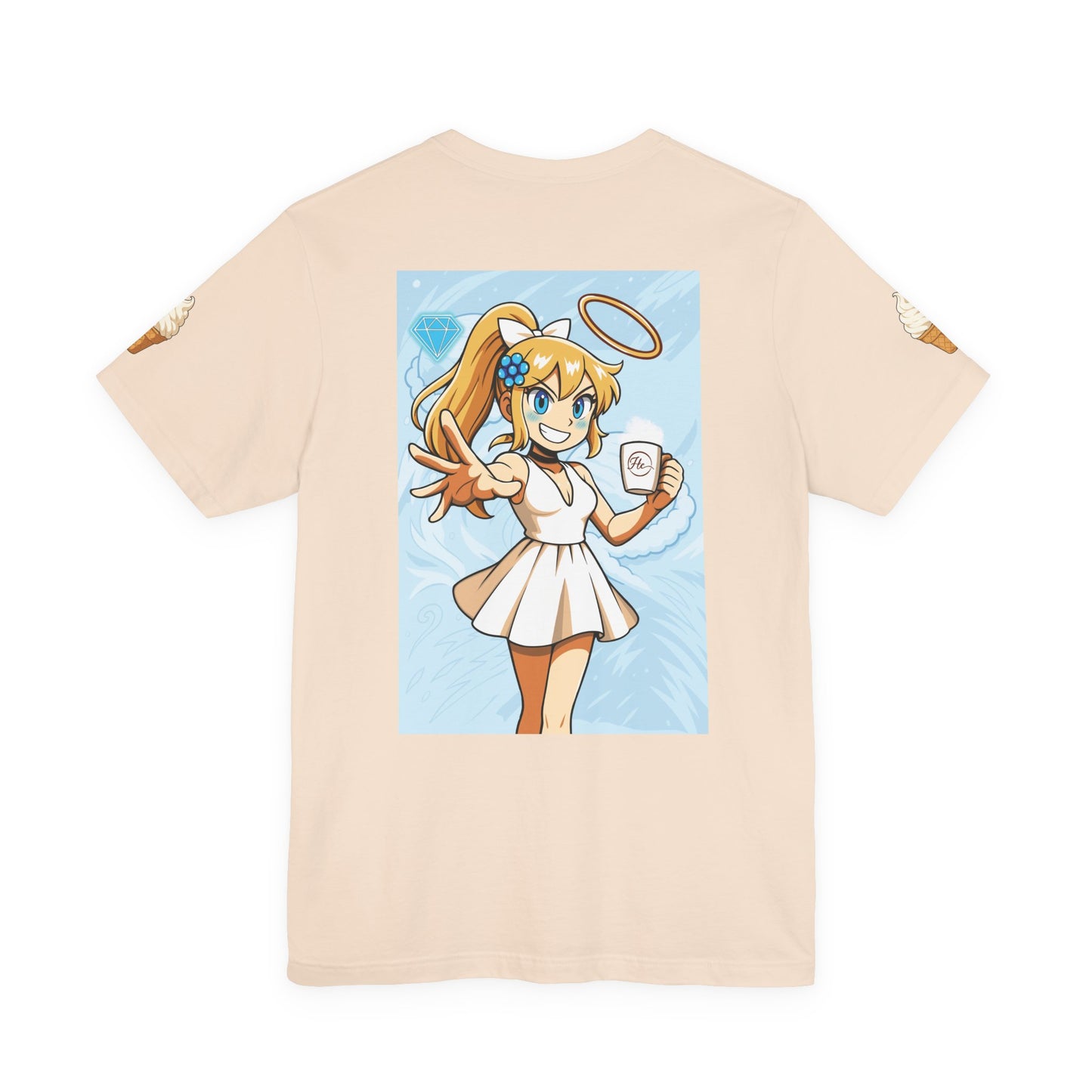 Vanilla Cream Pocket Print Shirt!