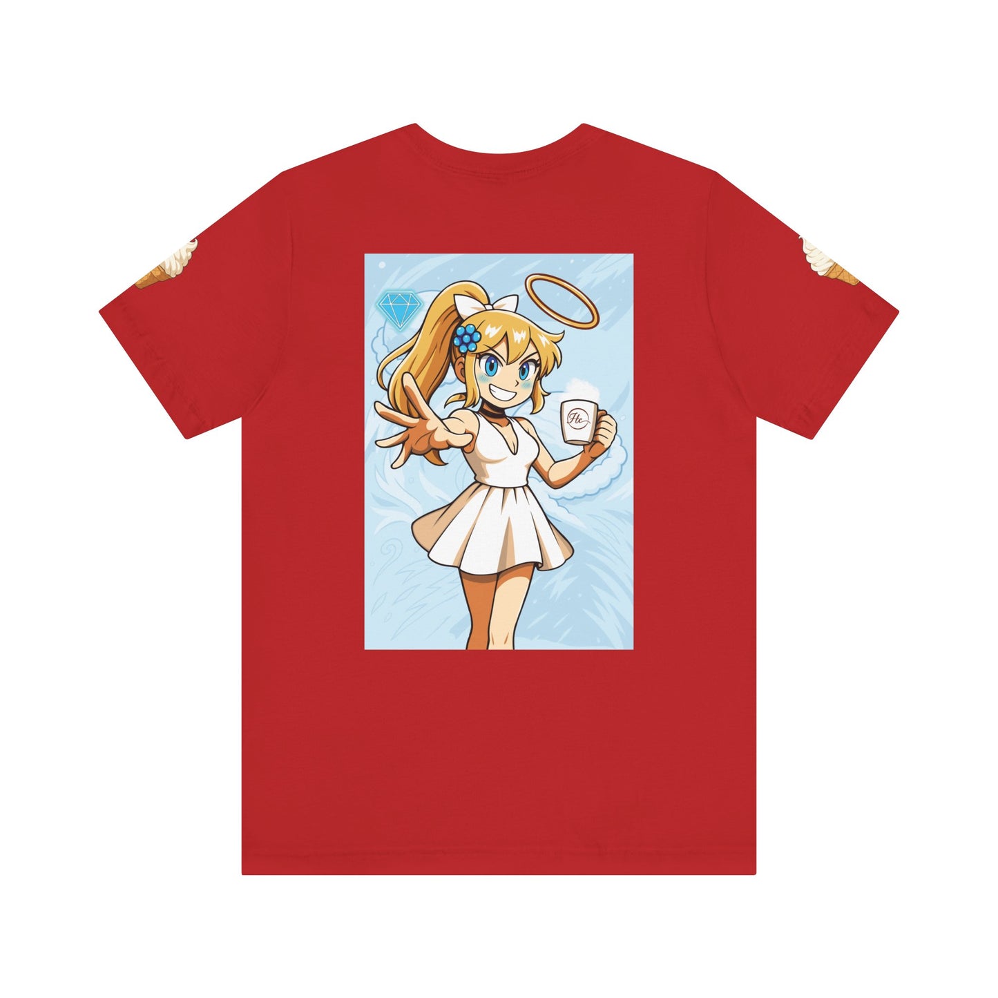 Vanilla Cream Pocket Print Shirt!