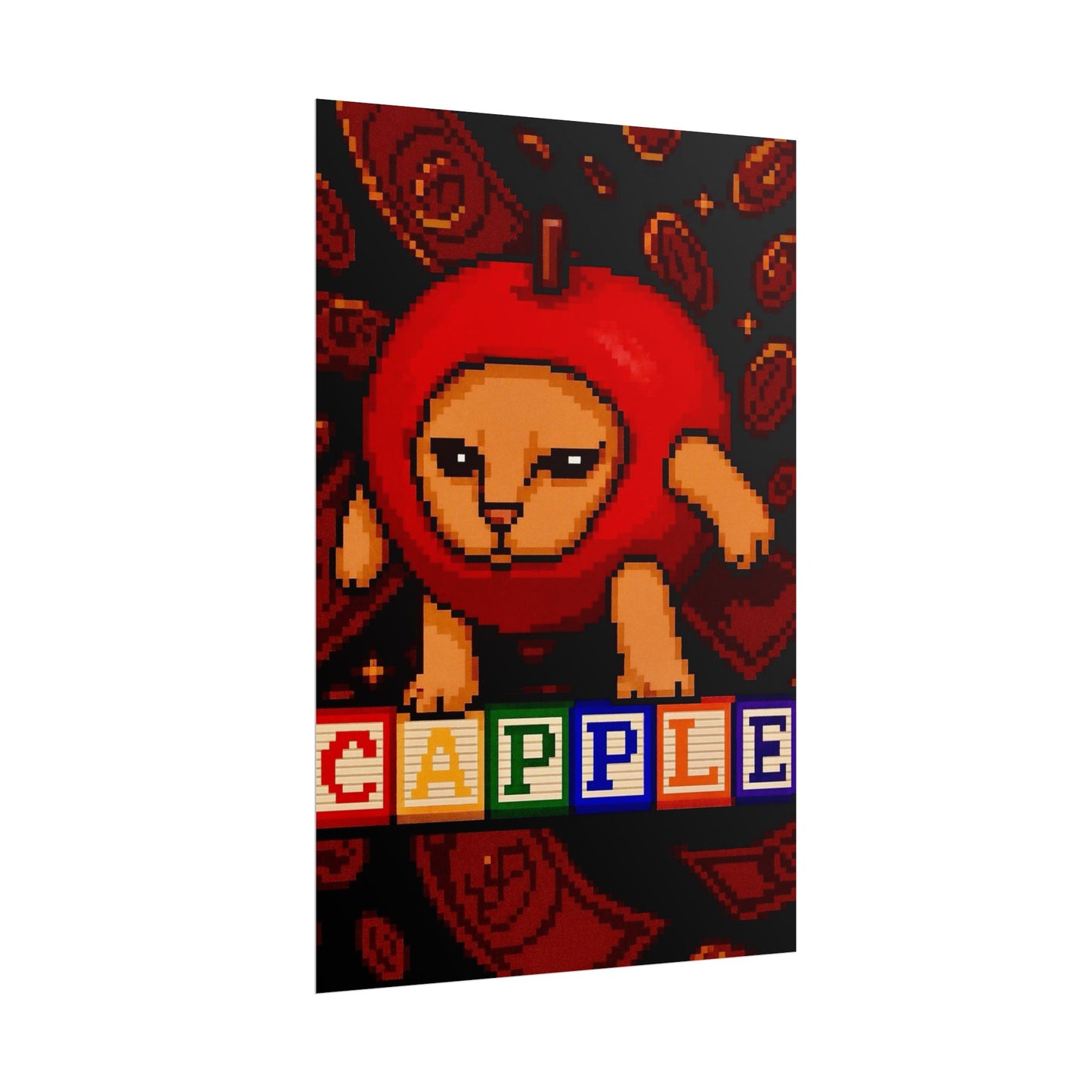 Retro Capple Poster