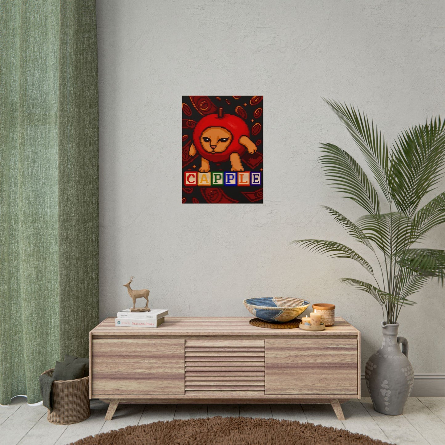 Retro Capple Poster