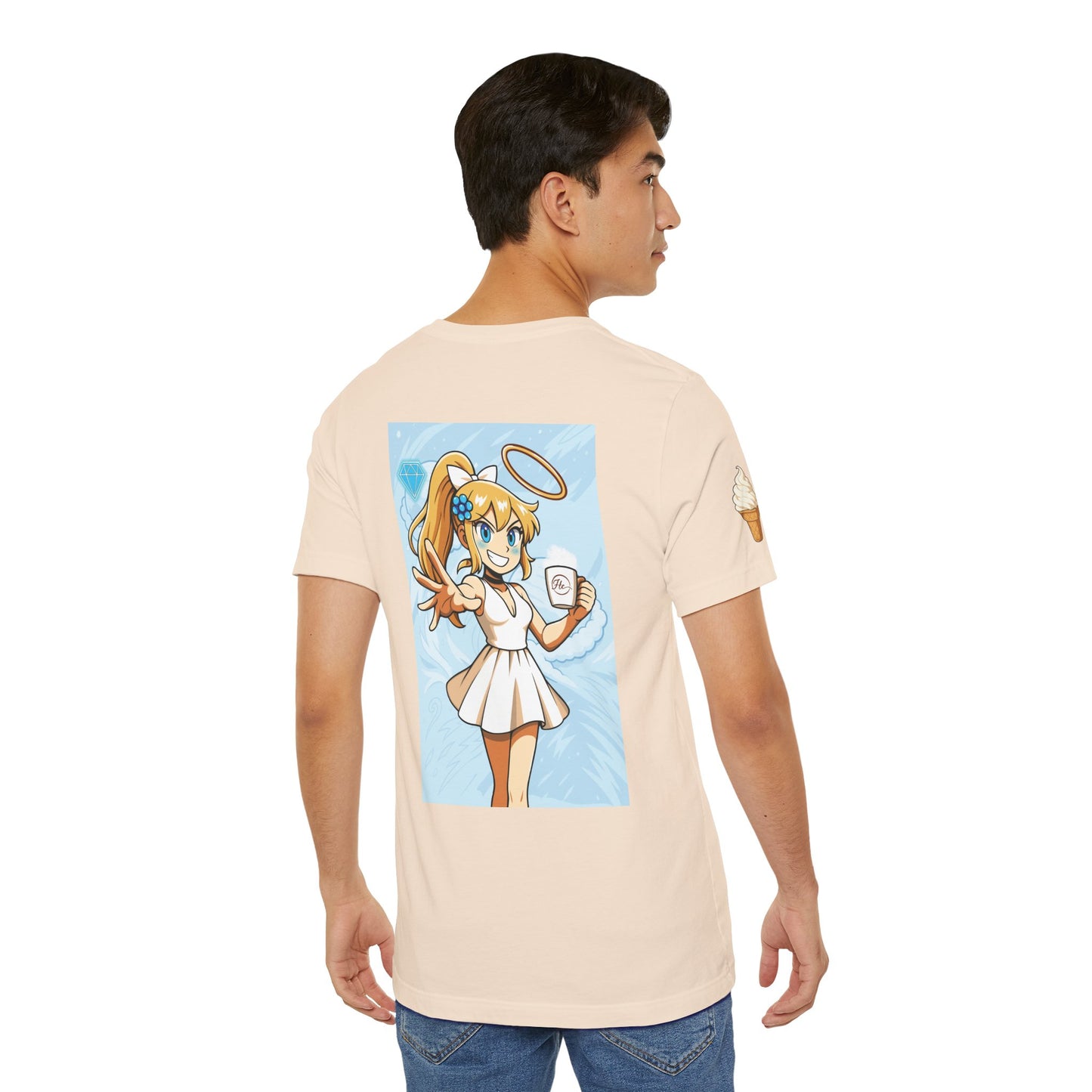 Vanilla Cream Pocket Print Shirt!